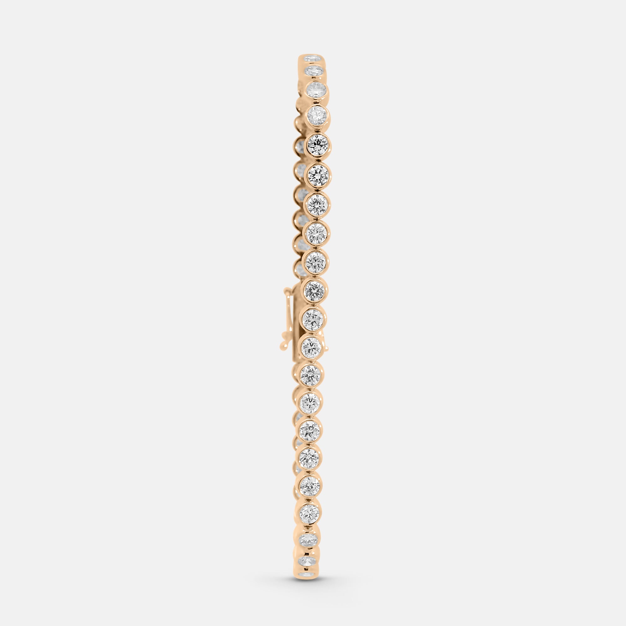 Brilliant Round Bezel Tennis Bracelet