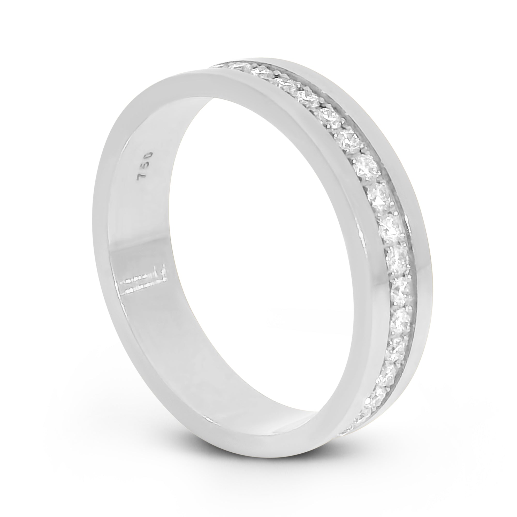 5mm Cigar Band w/ Diamonds