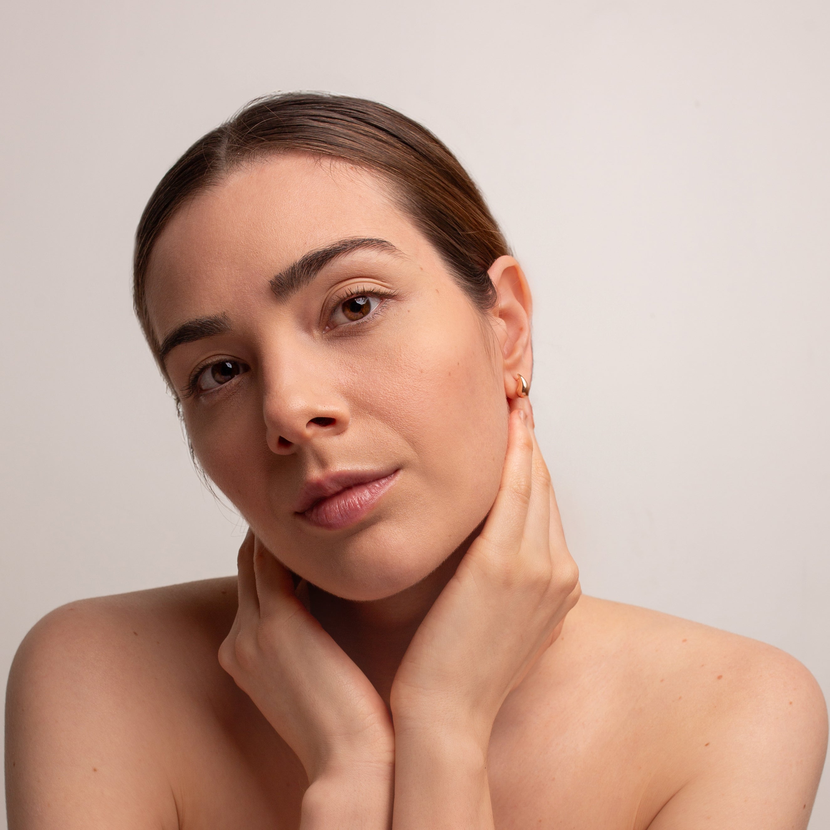 Teardrop Stud Earrings