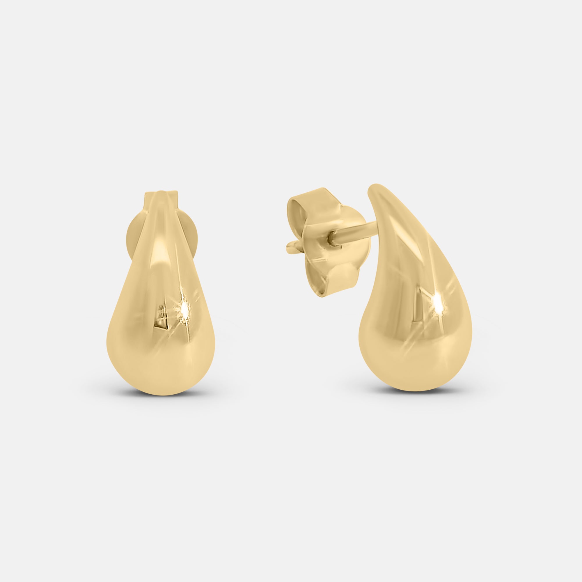 Teardrop Stud Earrings