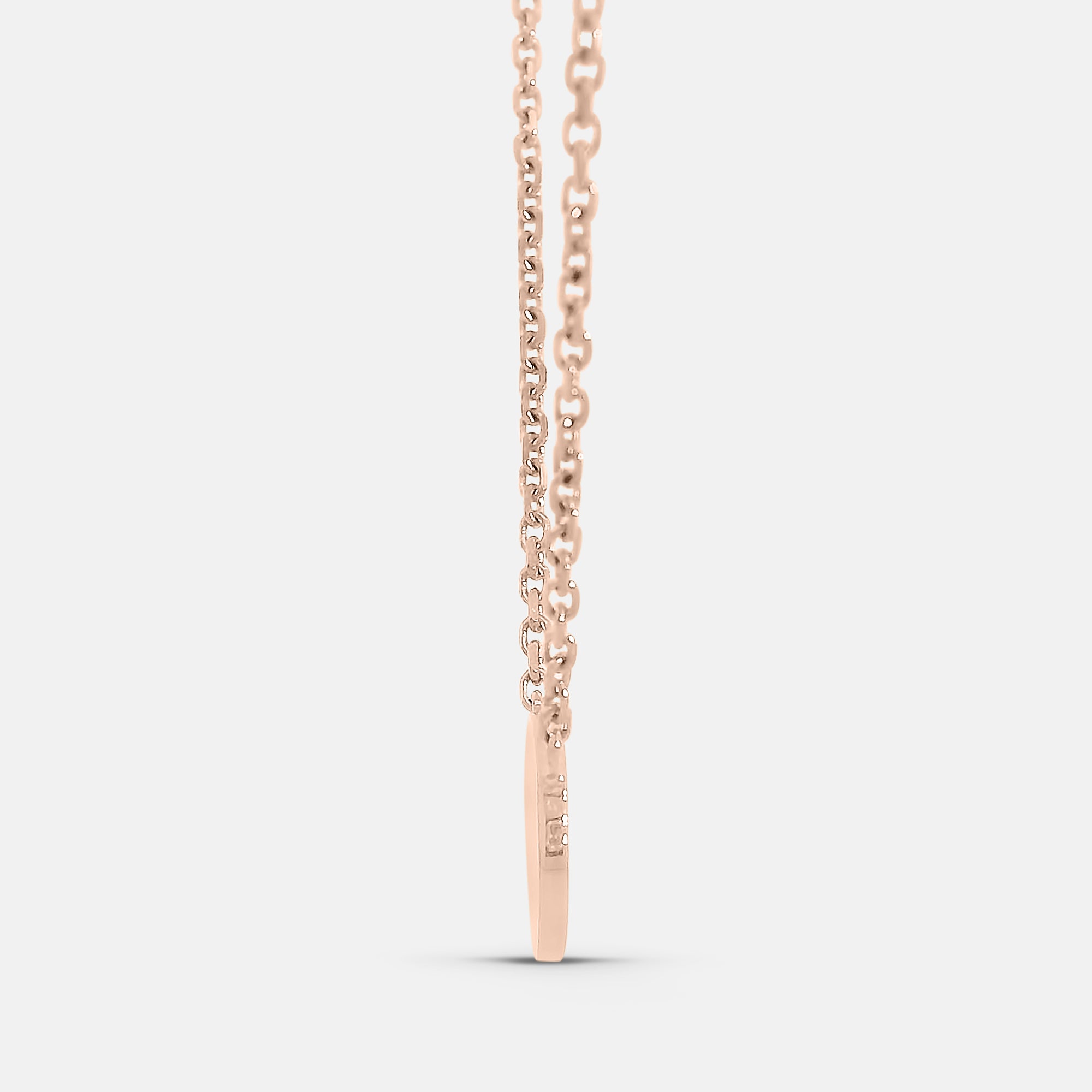 Simple Disc Pendant Necklace