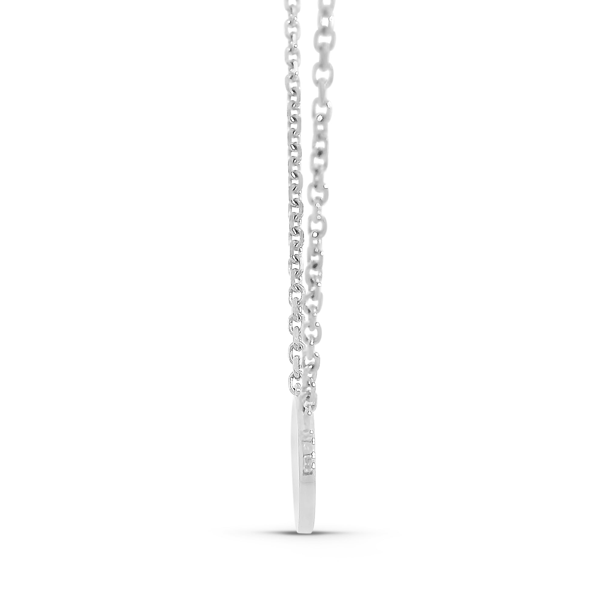 Simple Disc Pendant Necklace