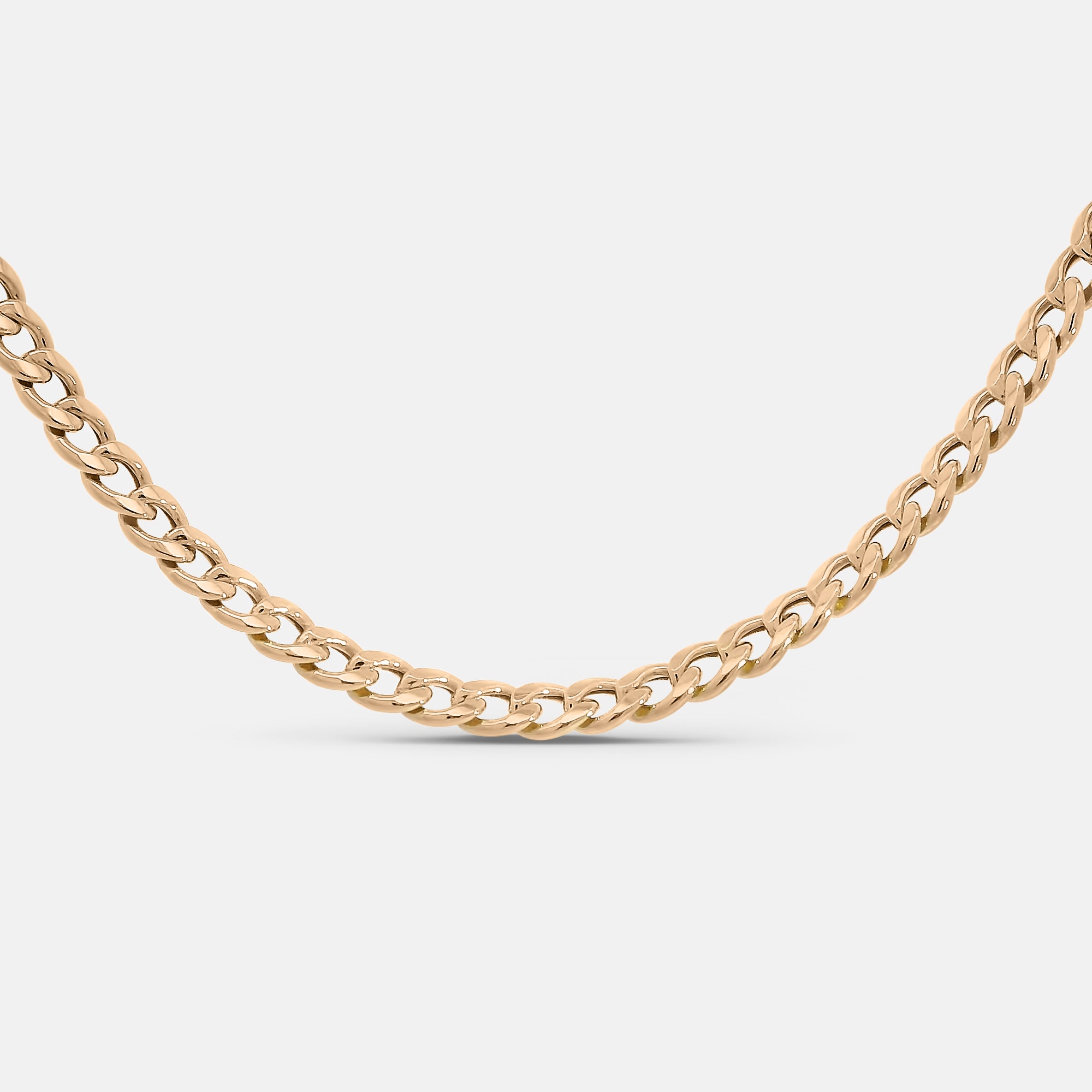 Everyday Curb Chain Necklace (56cm long)