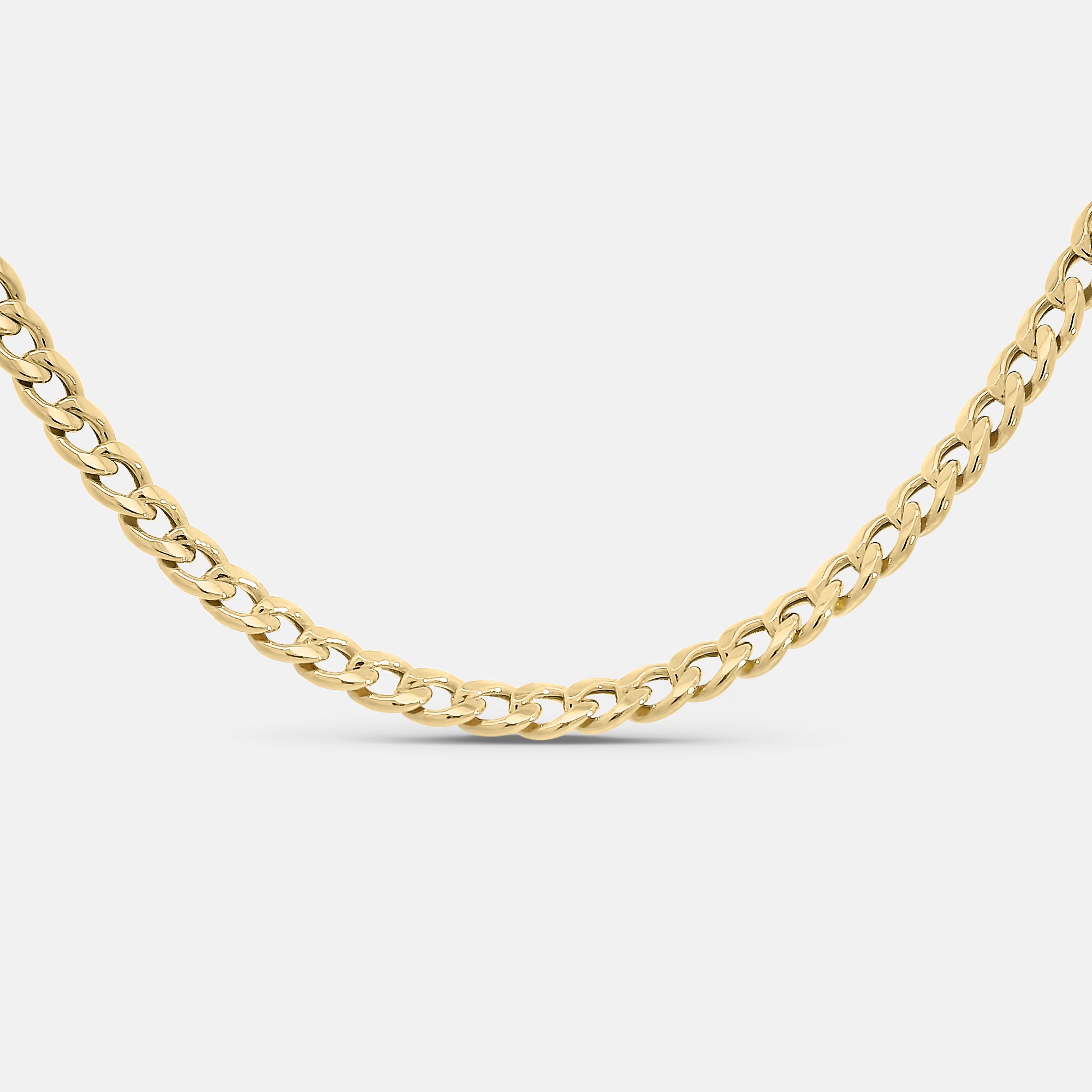 Everyday Curb Chain Necklace (56cm long)