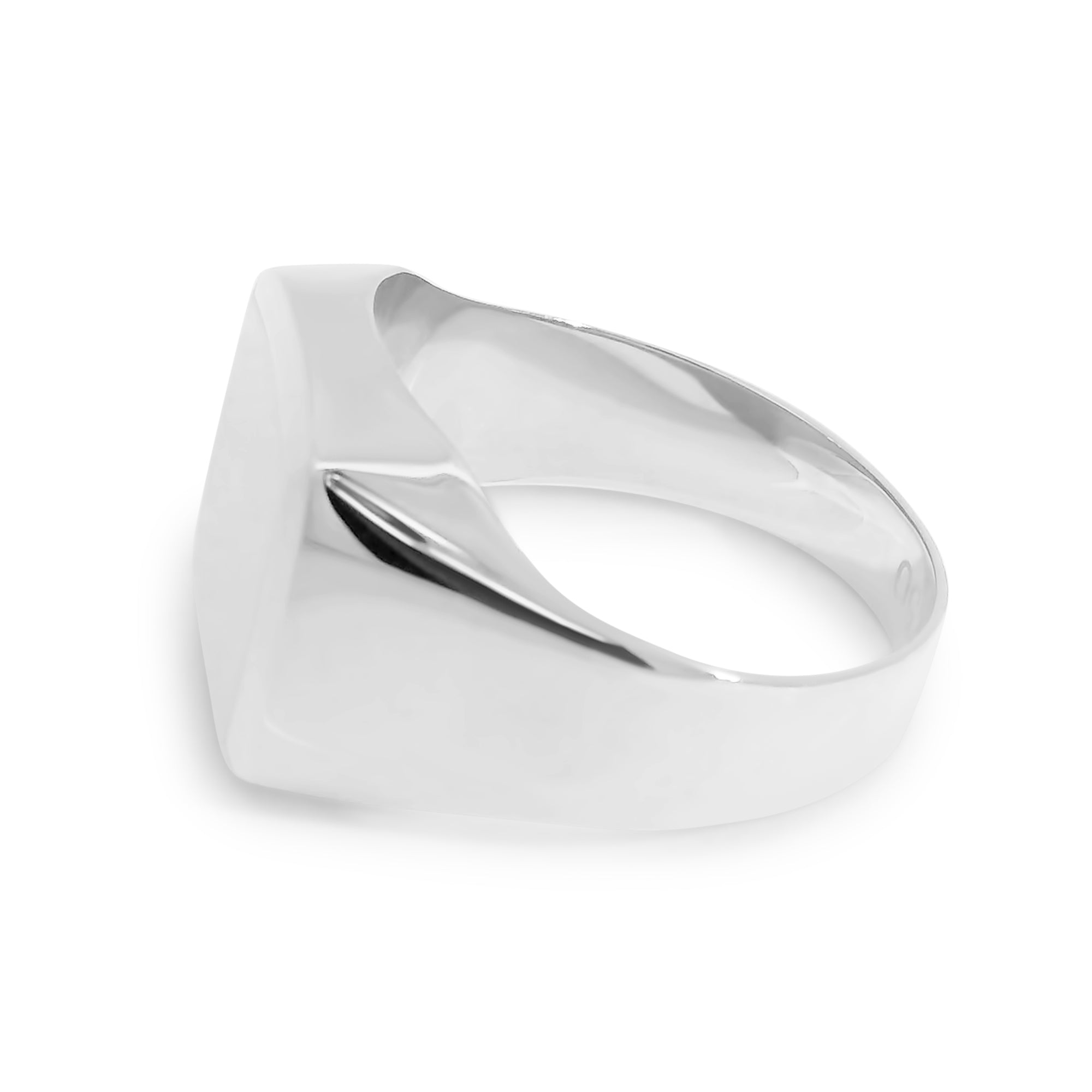 Signet Ring Beveled Square