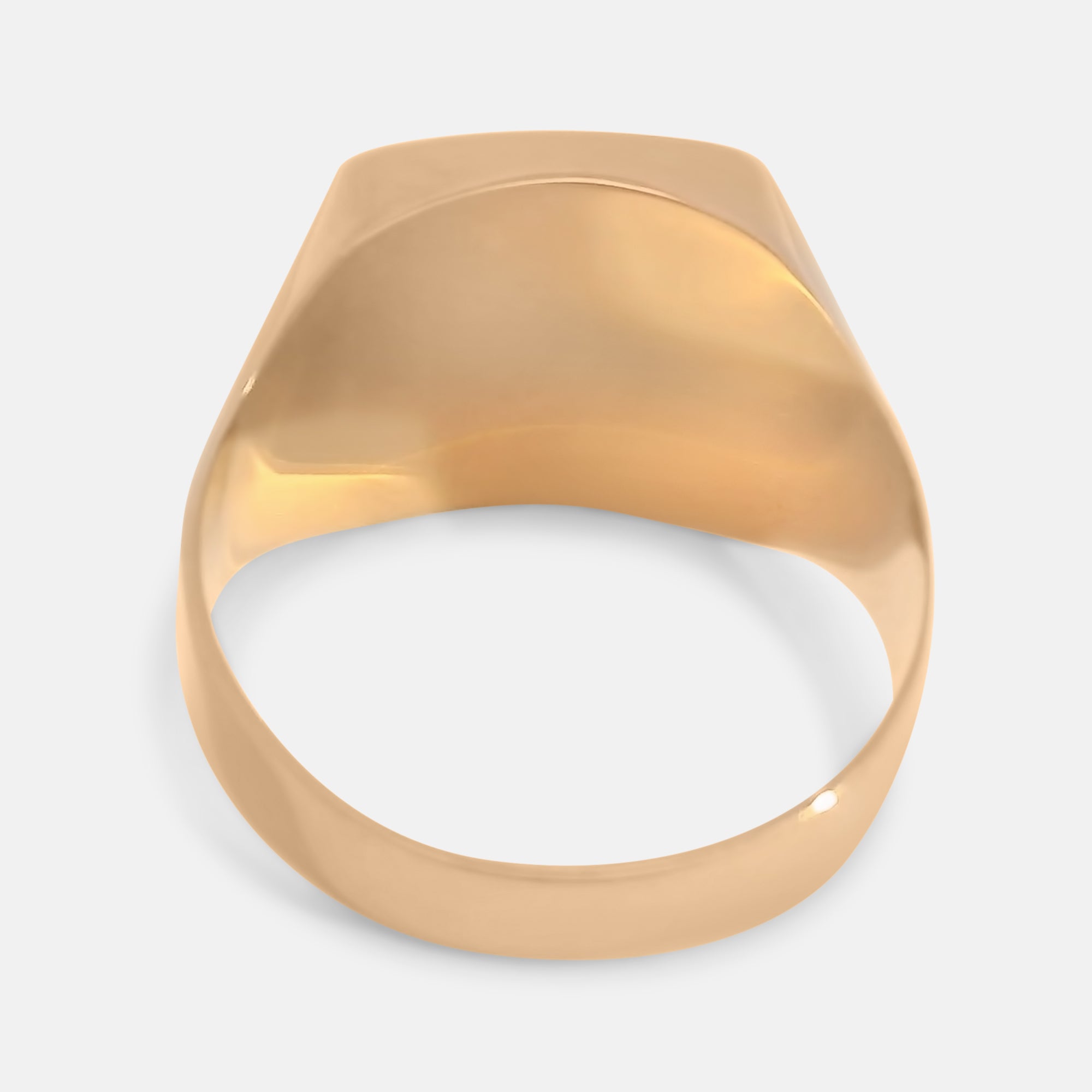 Signet Ring Beveled Square