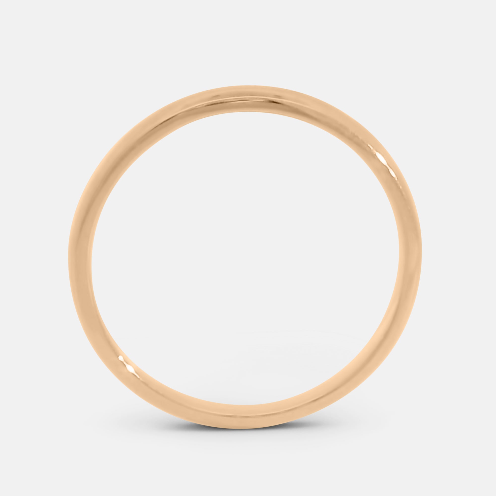 Thin Rounded Polished Men's Wedding Band