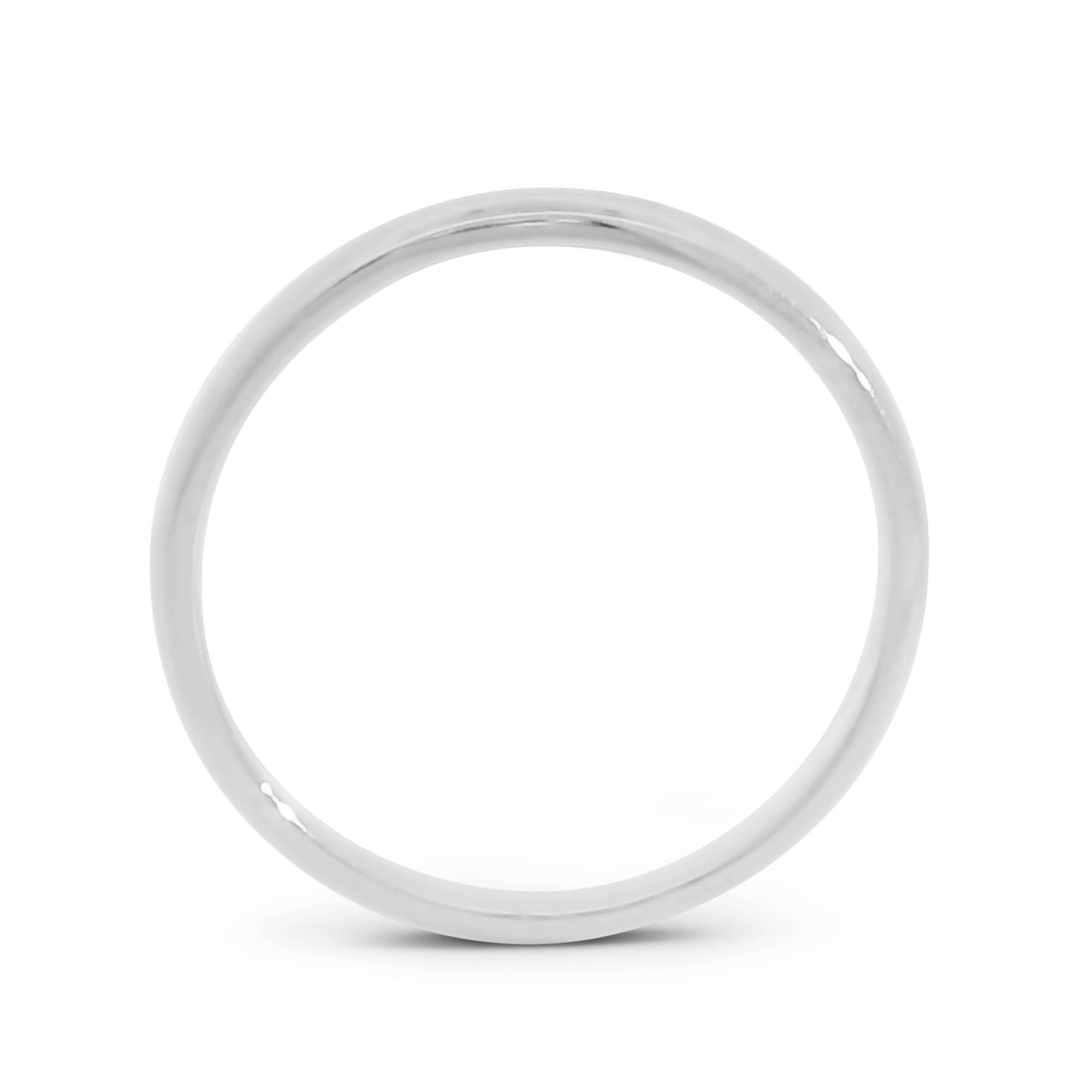 Thin Rounded Polished Men's Wedding Band