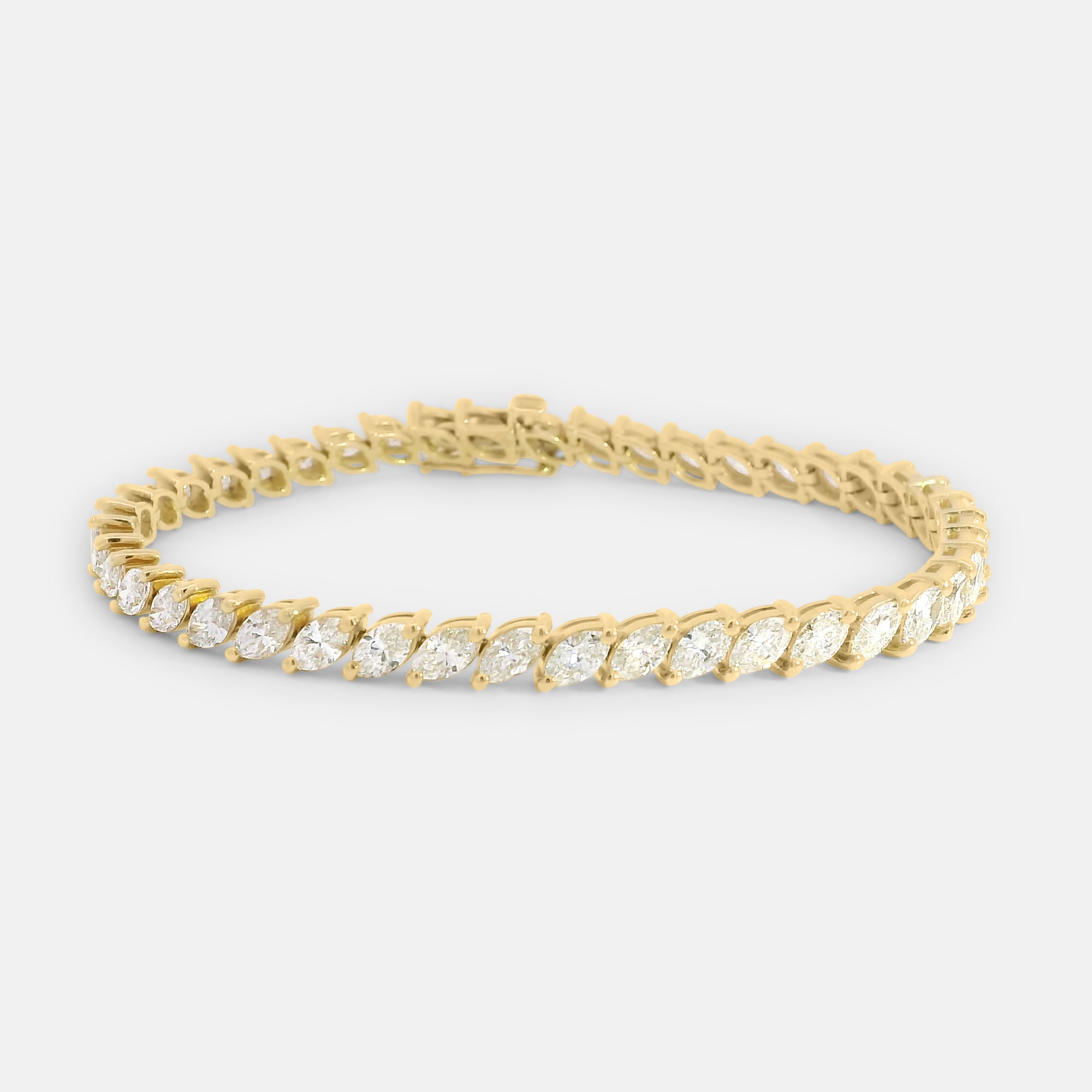 Marquise Tilted Tennis Bracelet