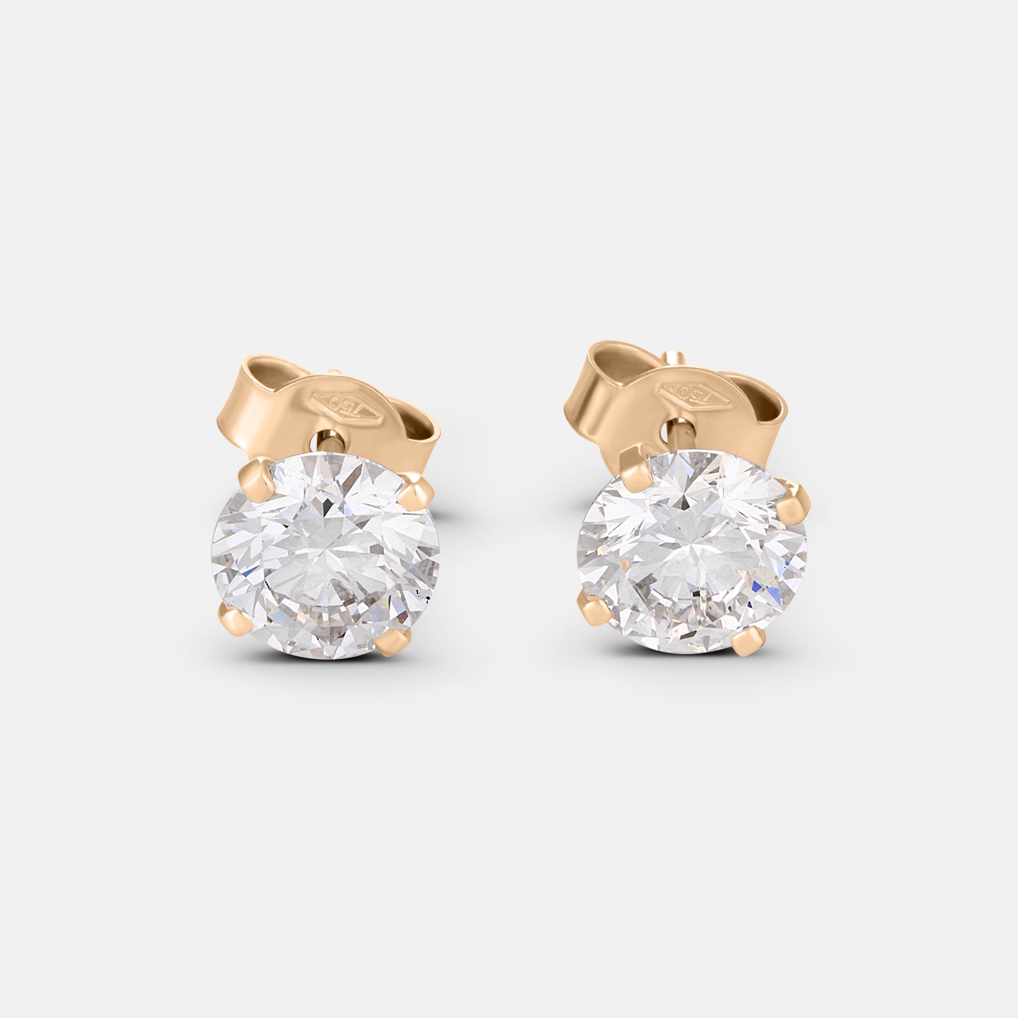 Diamond Stud Earrings 3tcw
