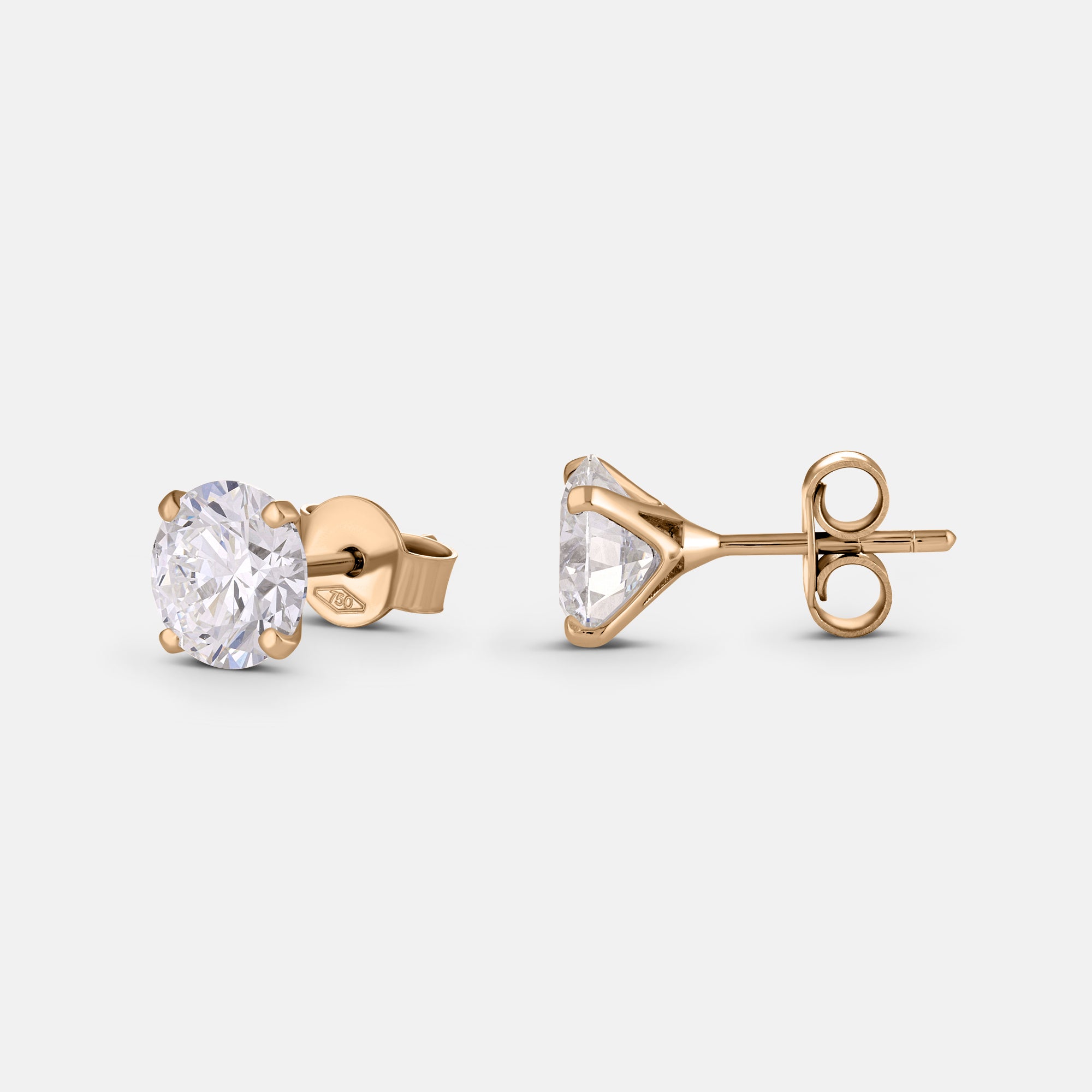 Diamond Stud Earrings 3tcw