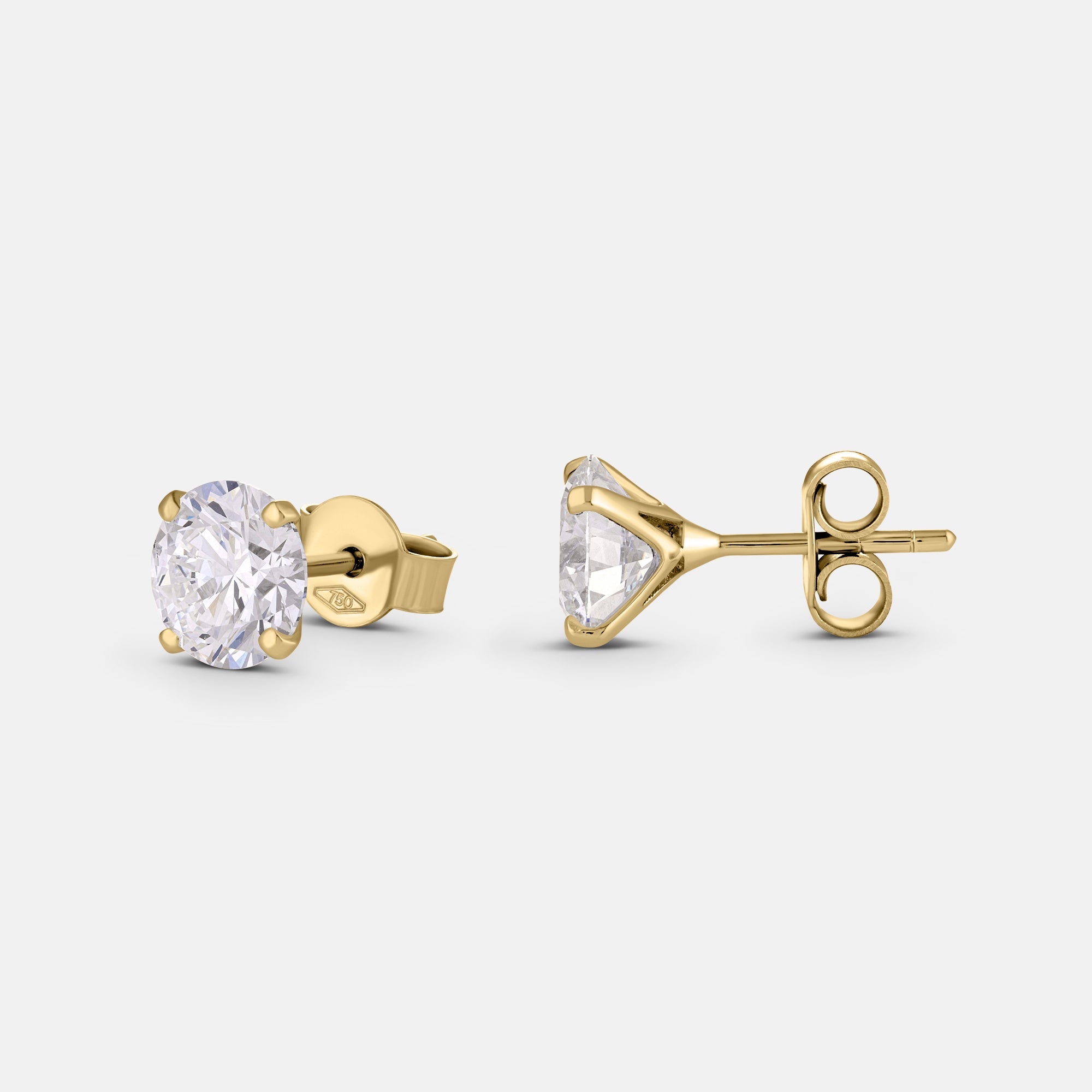 Diamond Stud Earrings 3tcw