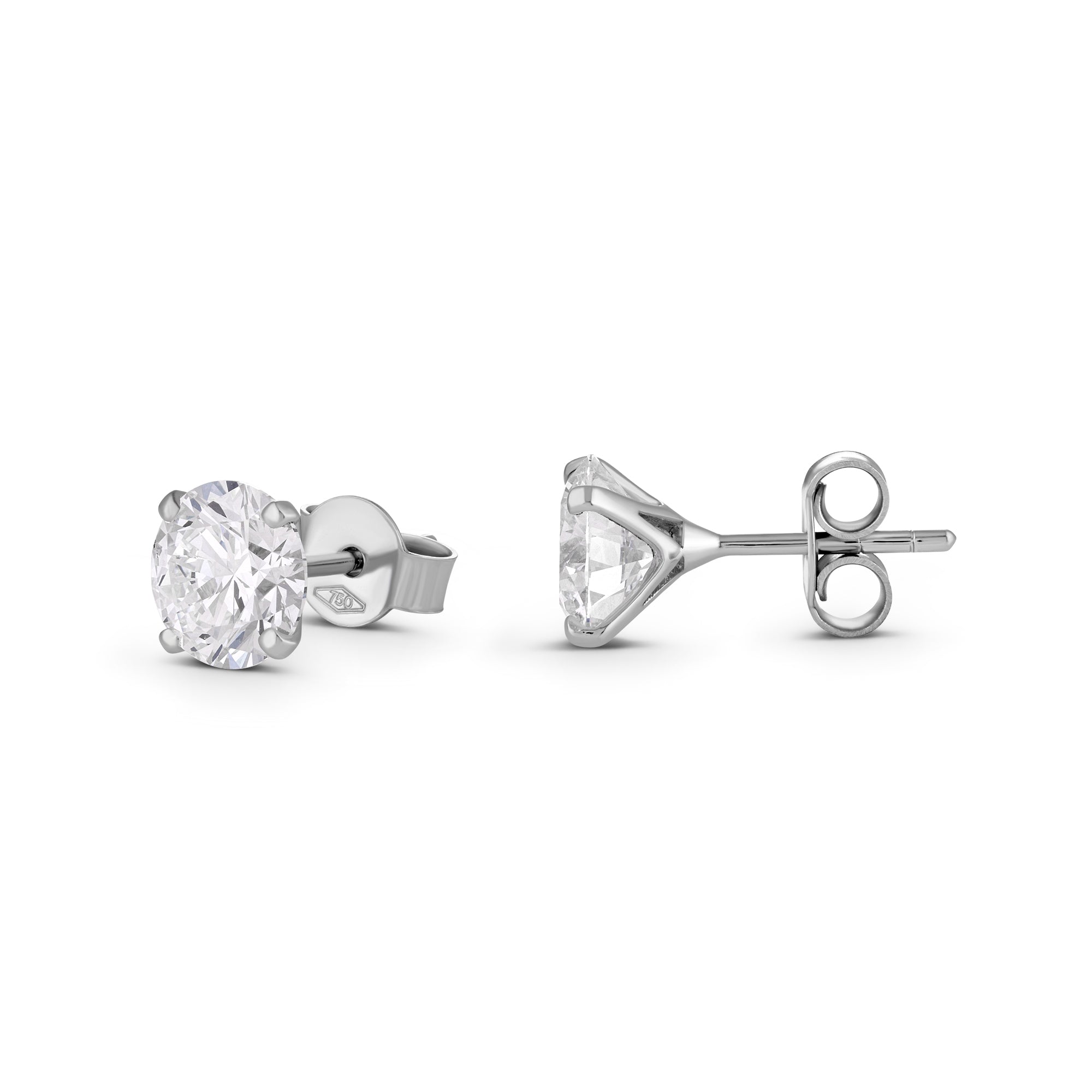 Diamond Stud Earrings 3tcw