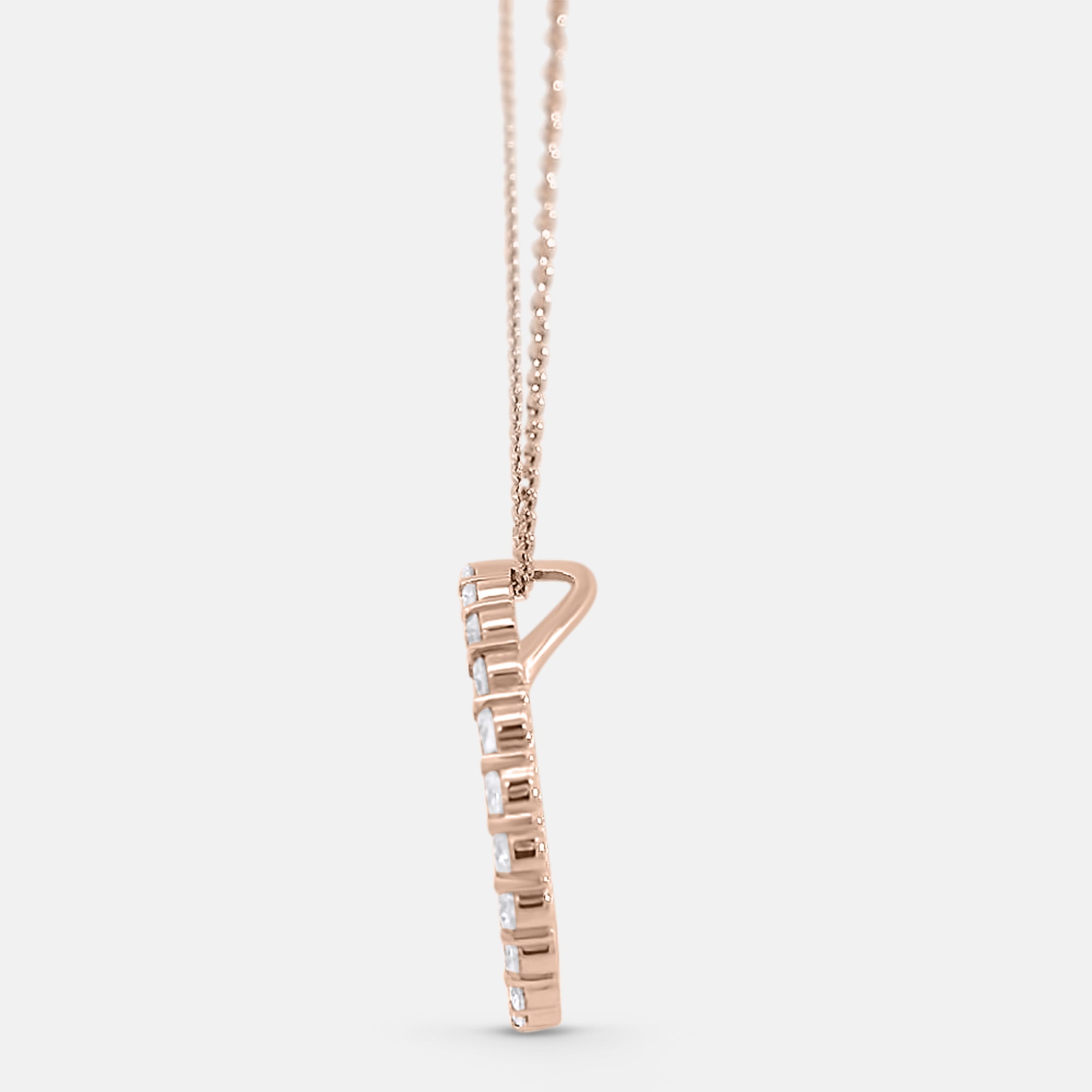 Eternity Circle Diamond Pendant w/ Chain (0.9tcw)