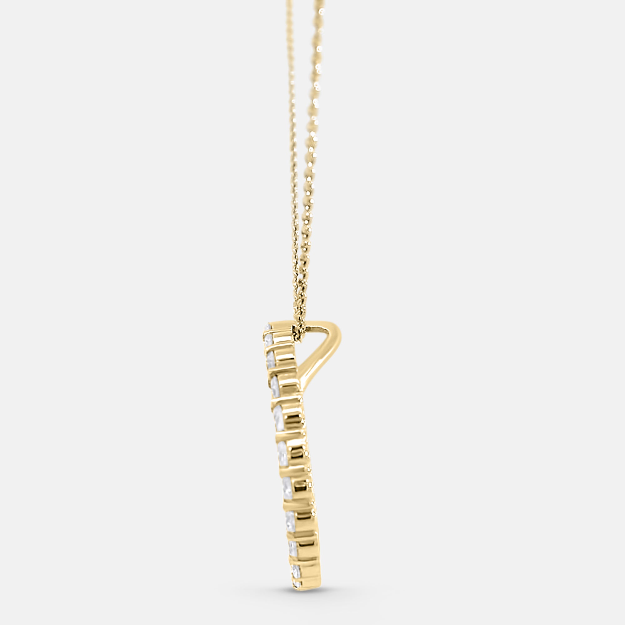Eternity Circle Diamond Pendant w/ Chain (0.9tcw)