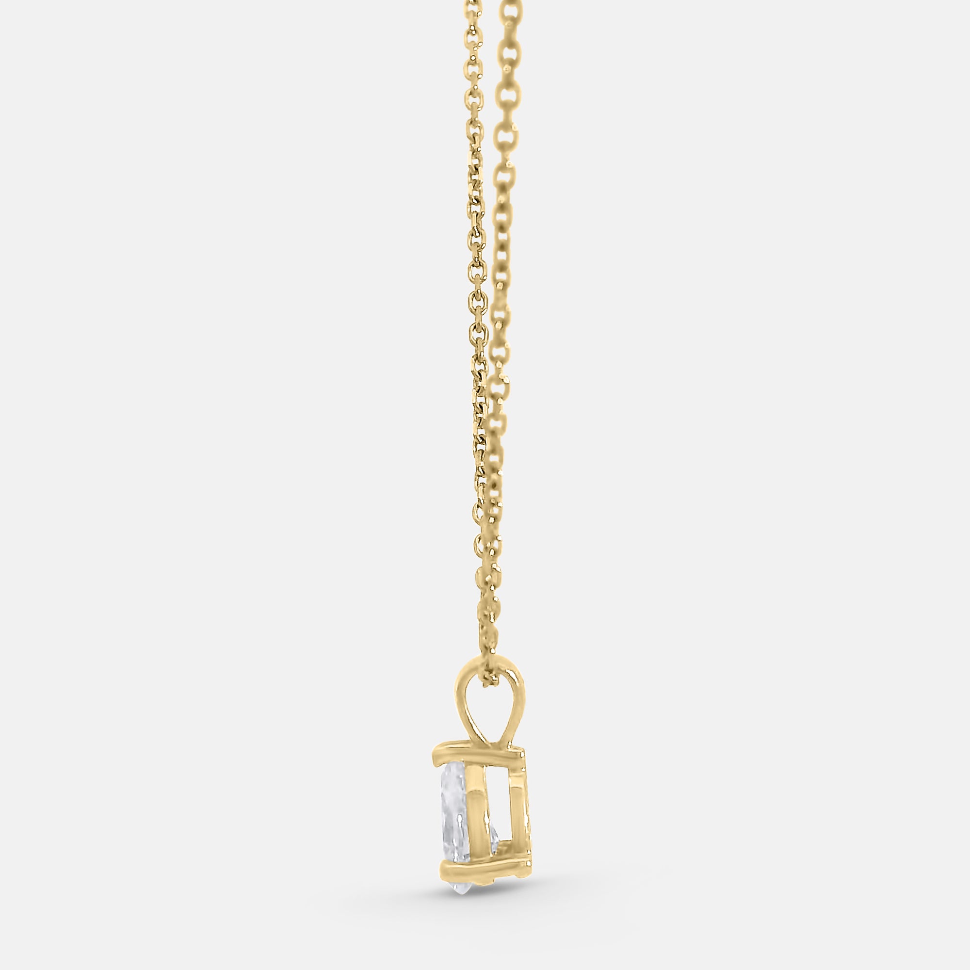 Pear Shape Diamond Pendant (0.25tcw)