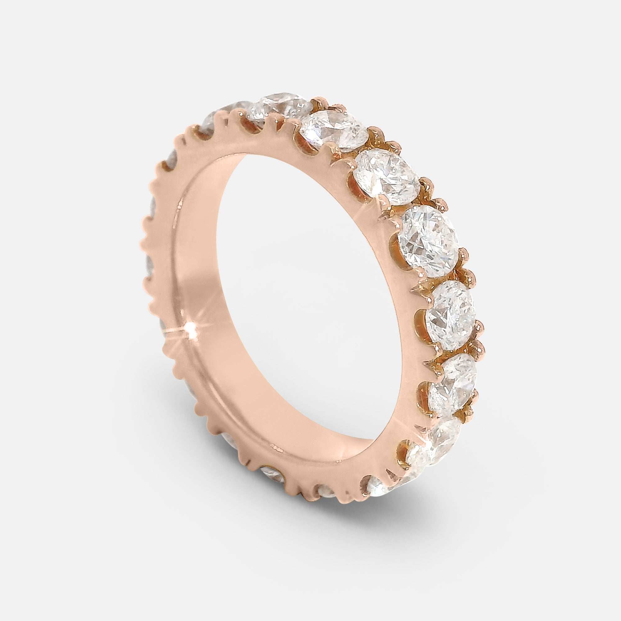 Eternity Full Pave Diamond Band (3.25tcw)
