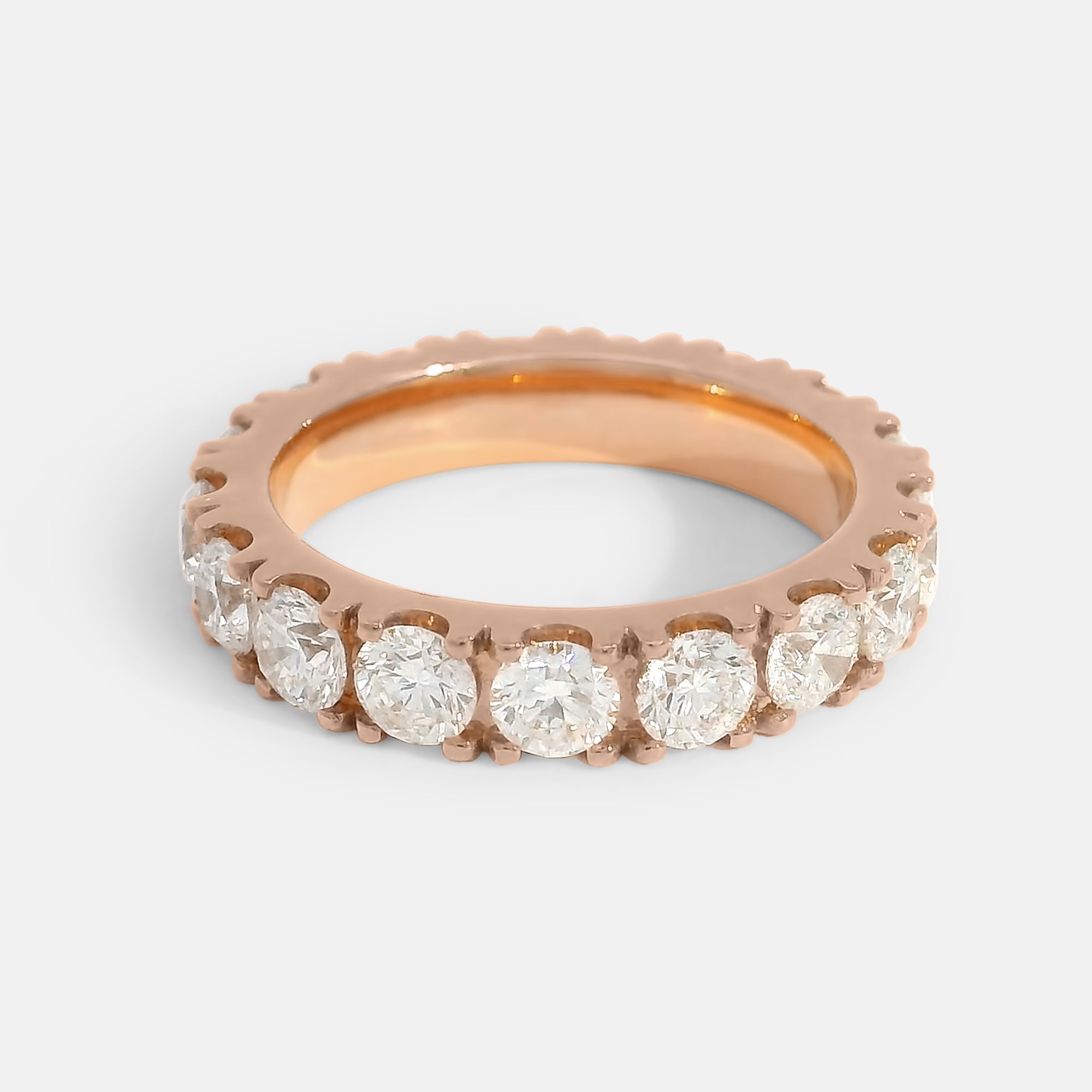 Eternity Full Pave Diamond Band (3.25tcw)