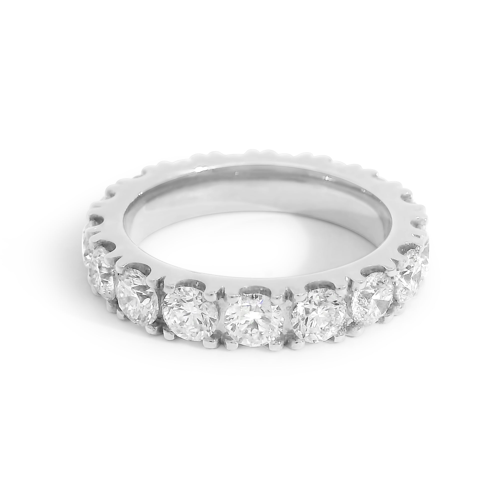 Eternity Full Pave Diamond Band (3.25tcw)