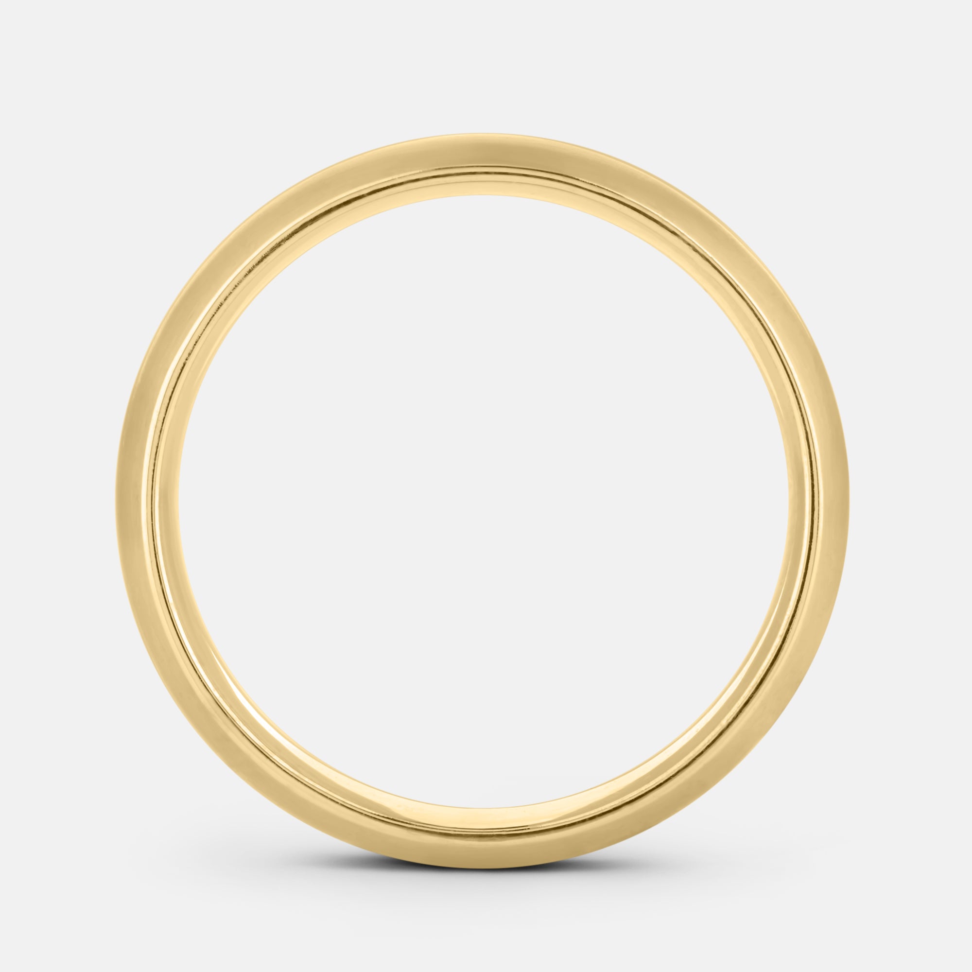6mm Brushed Rounded Wedding Band