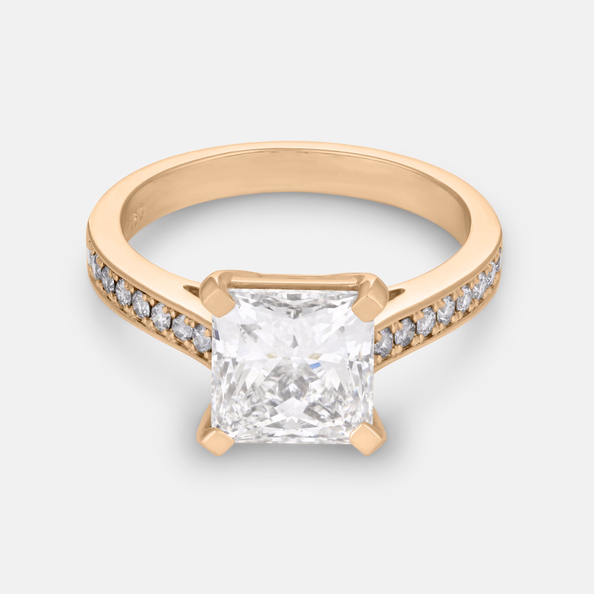 Ruth Princess Cut Engagement Ring