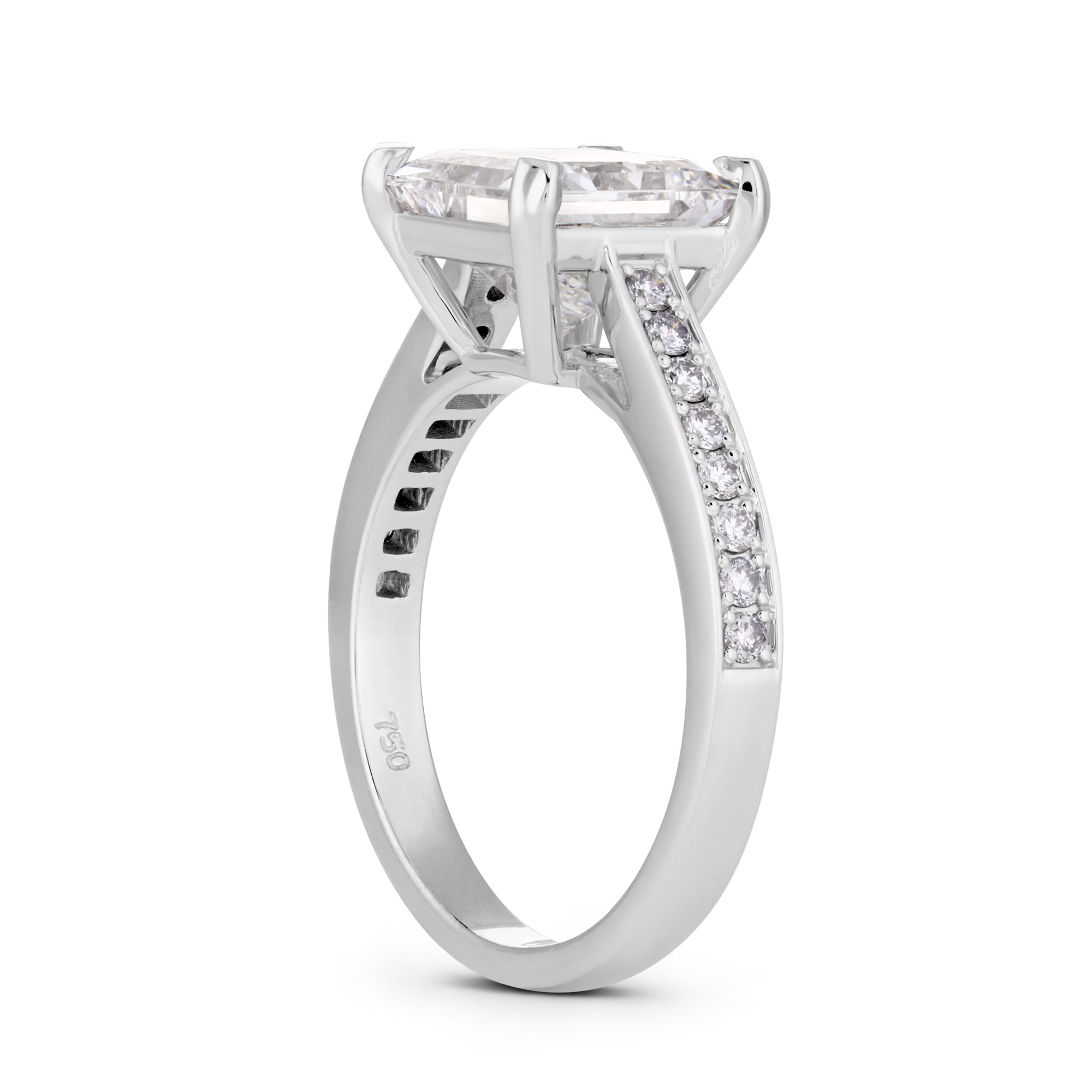 Ruth Princess Cut Engagement Ring