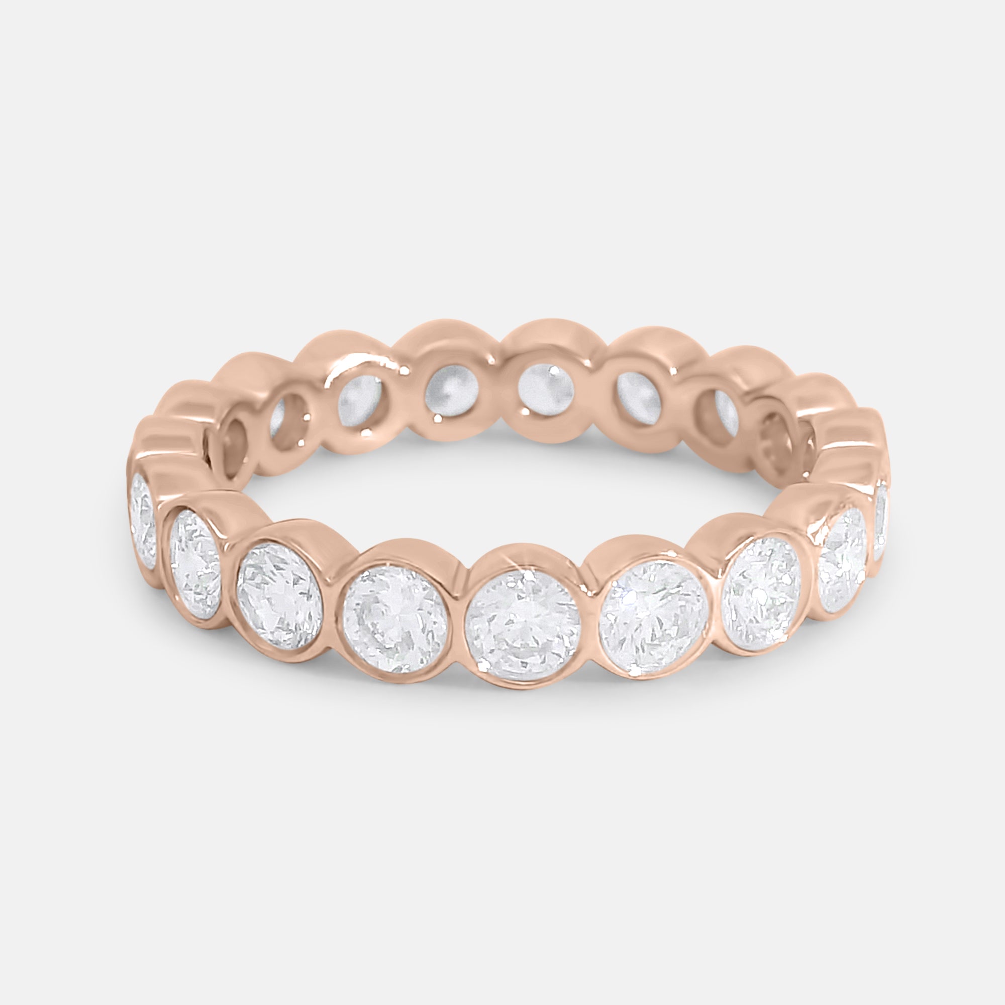 Eternity Brilliant Bezel Diamond Band