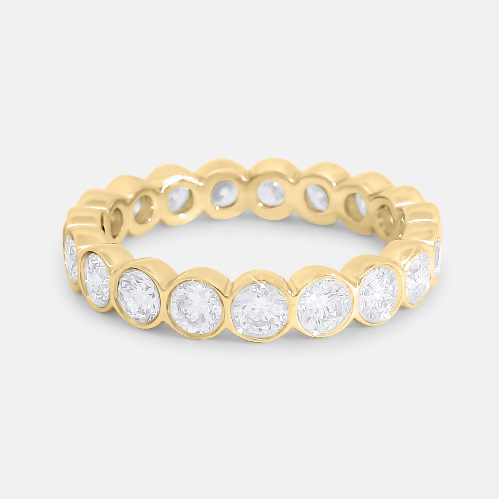 Eternity Brilliant Bezel Diamond Band