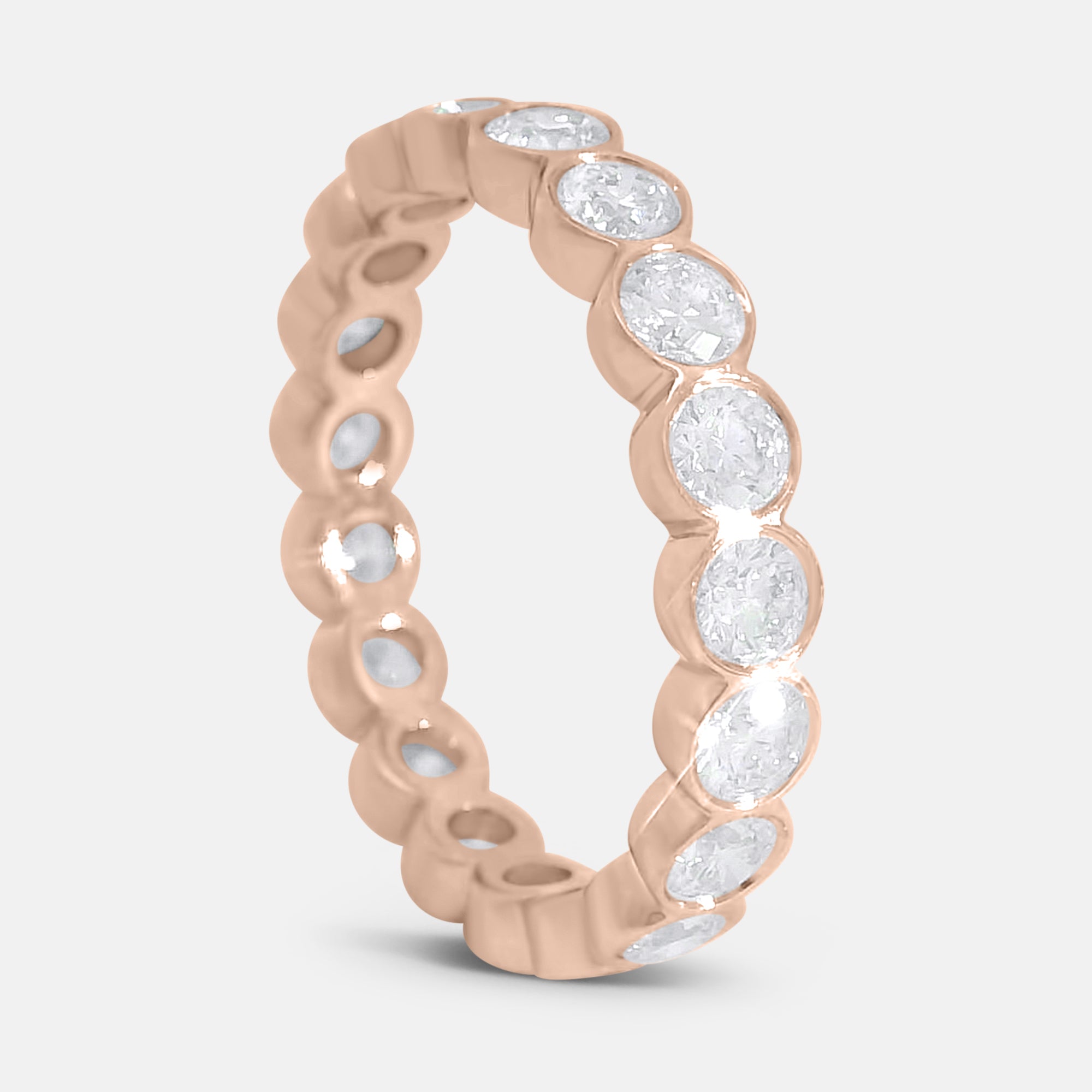 Eternity Brilliant Bezel Diamond Band
