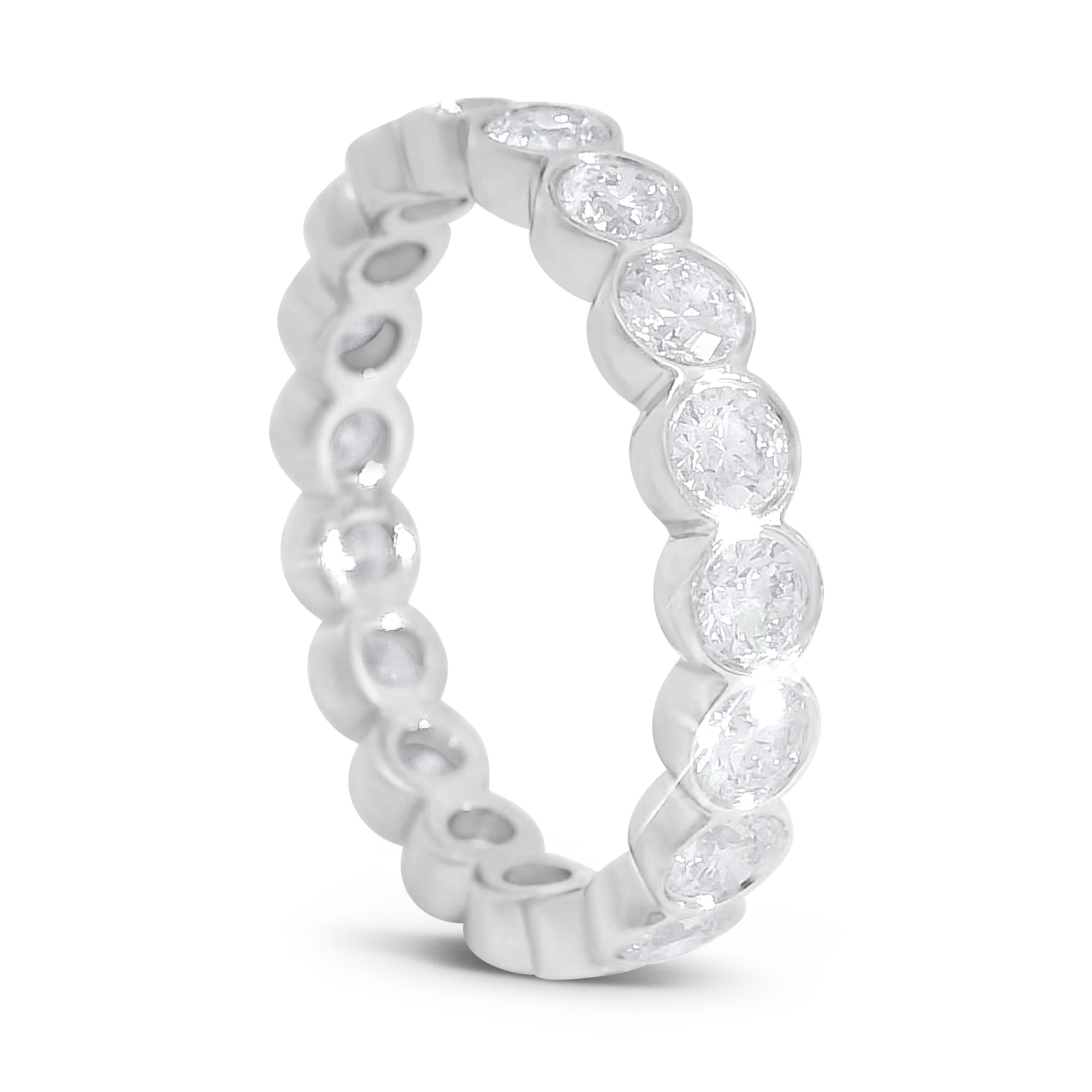 Eternity Brilliant Bezel Diamond Band
