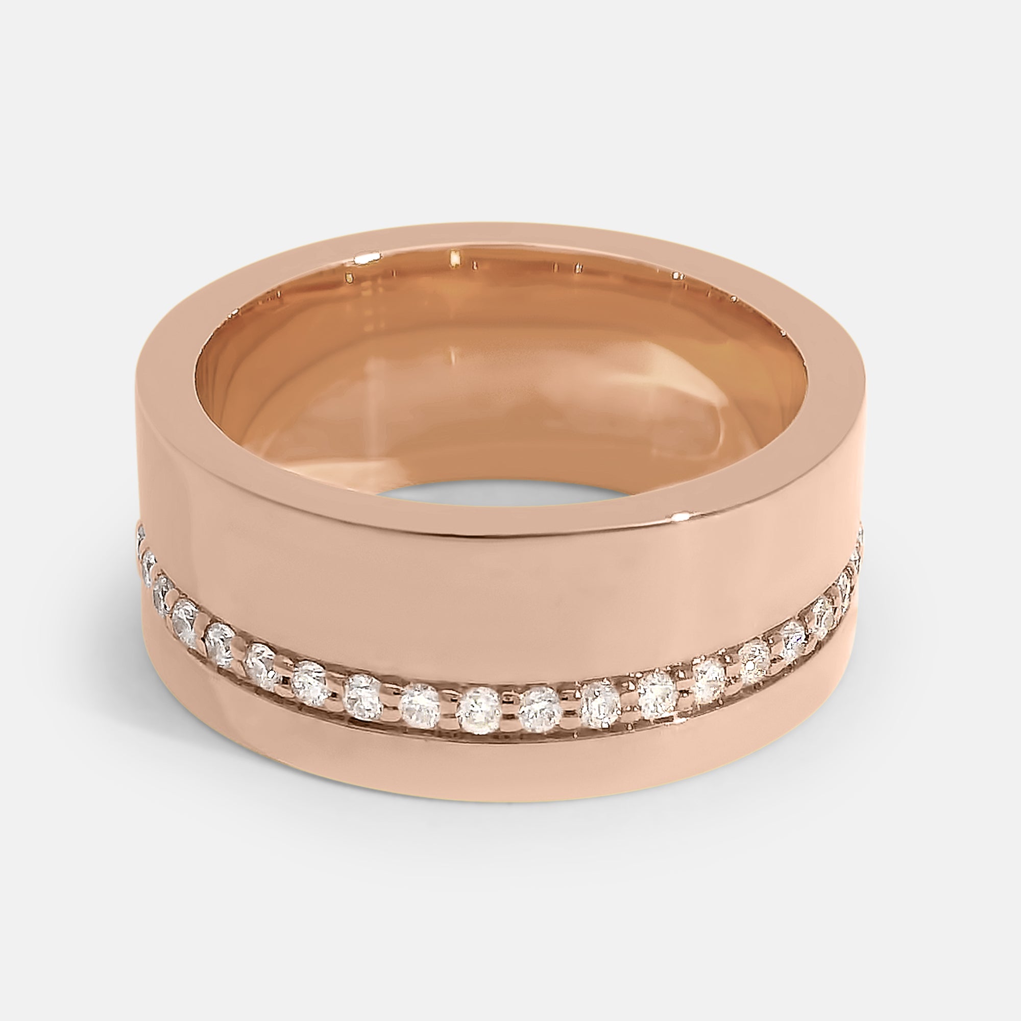 Cigar Diamond Channel Band