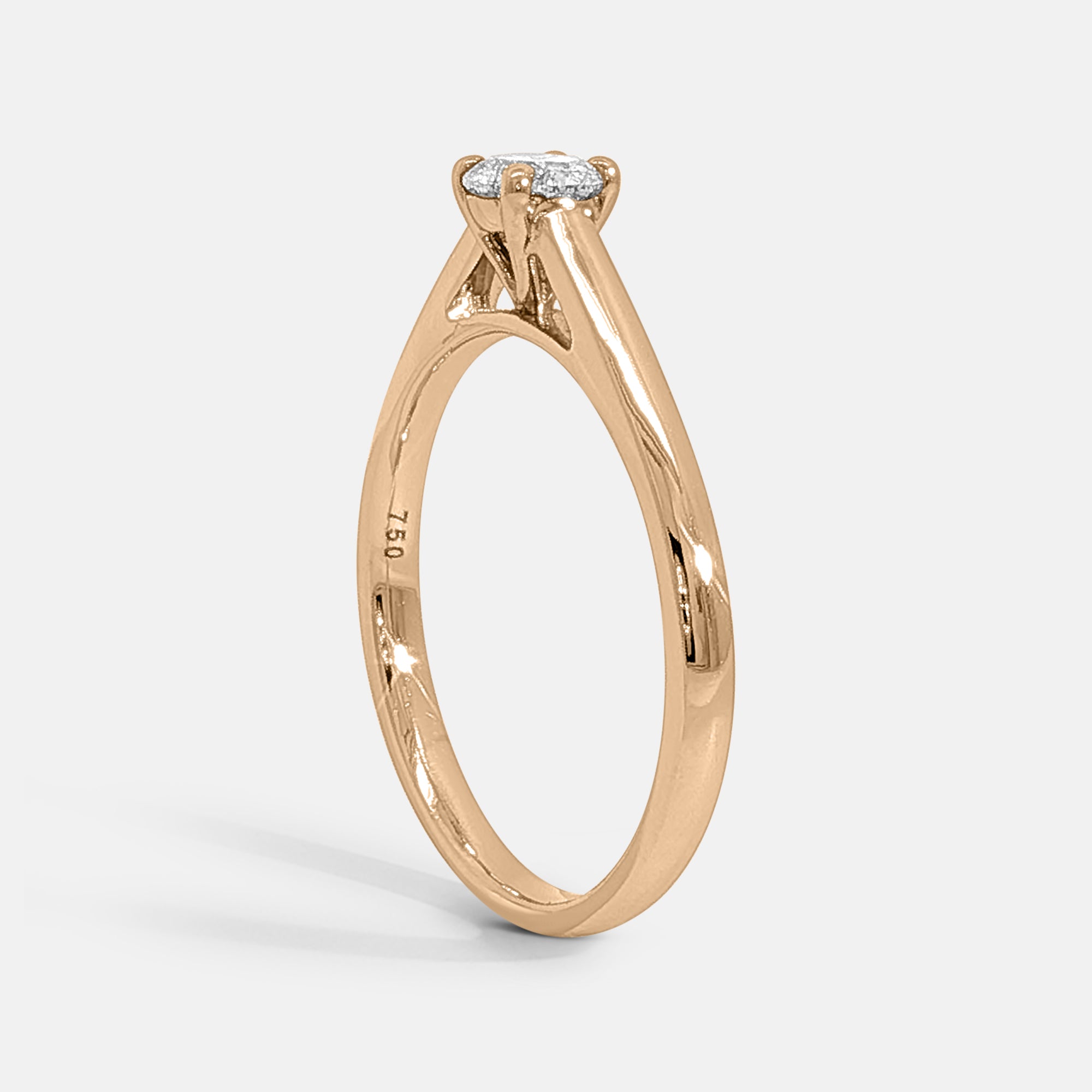 Joy Round Brilliant Cut Engagement Ring