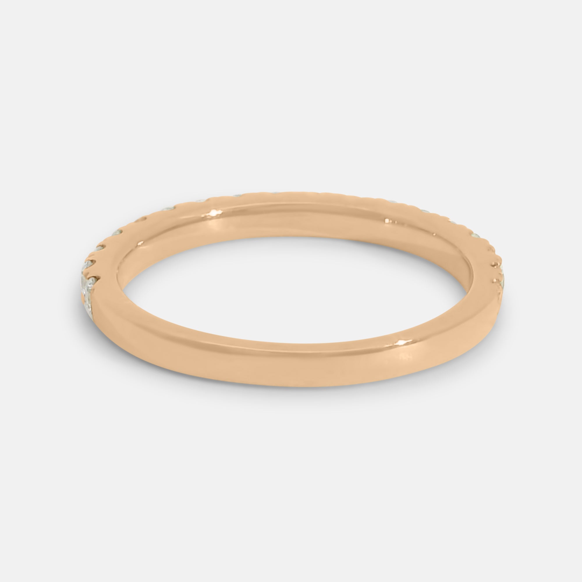 Half Pave Diamond Band (0.38tcw)