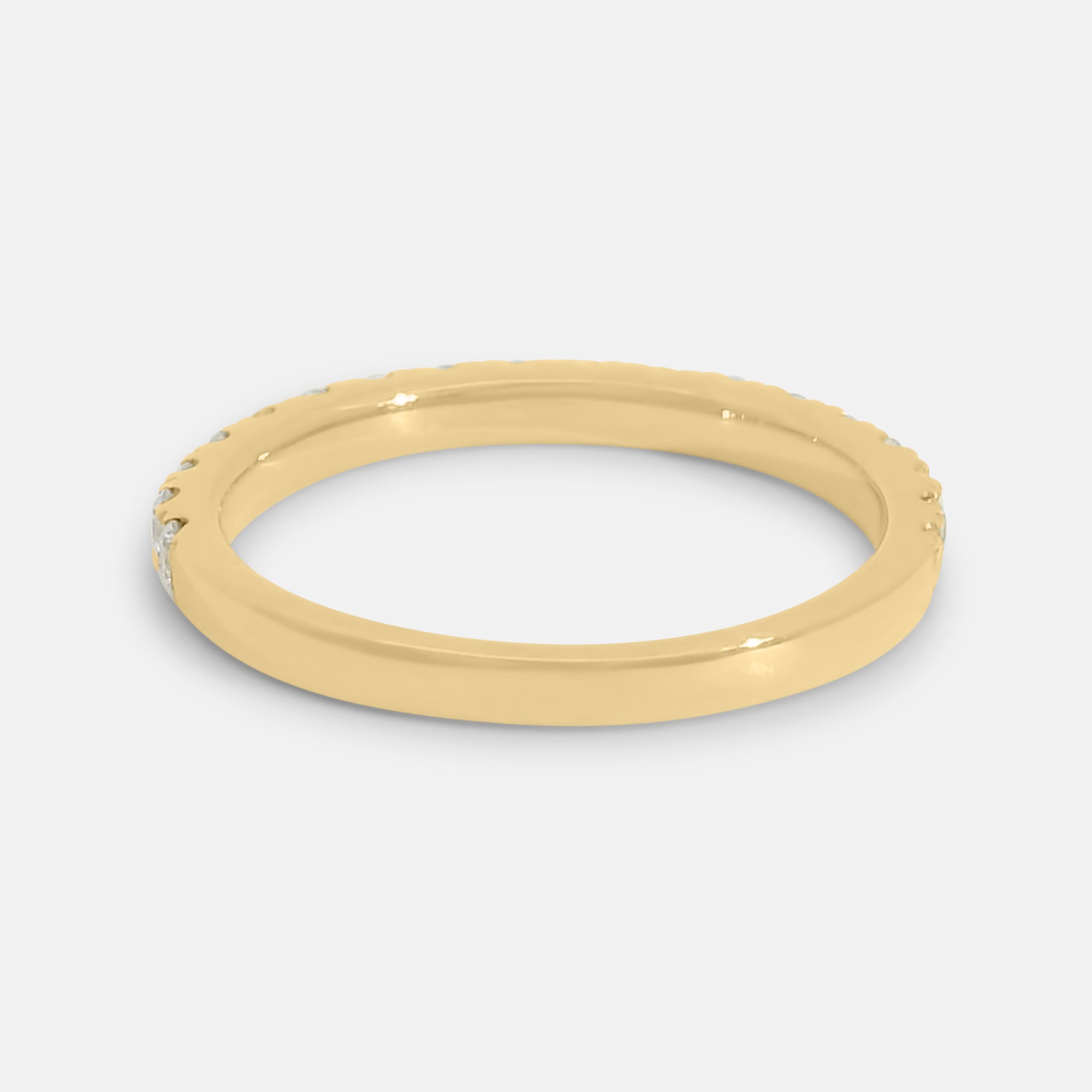 Half Pave Diamond Band (0.38tcw)