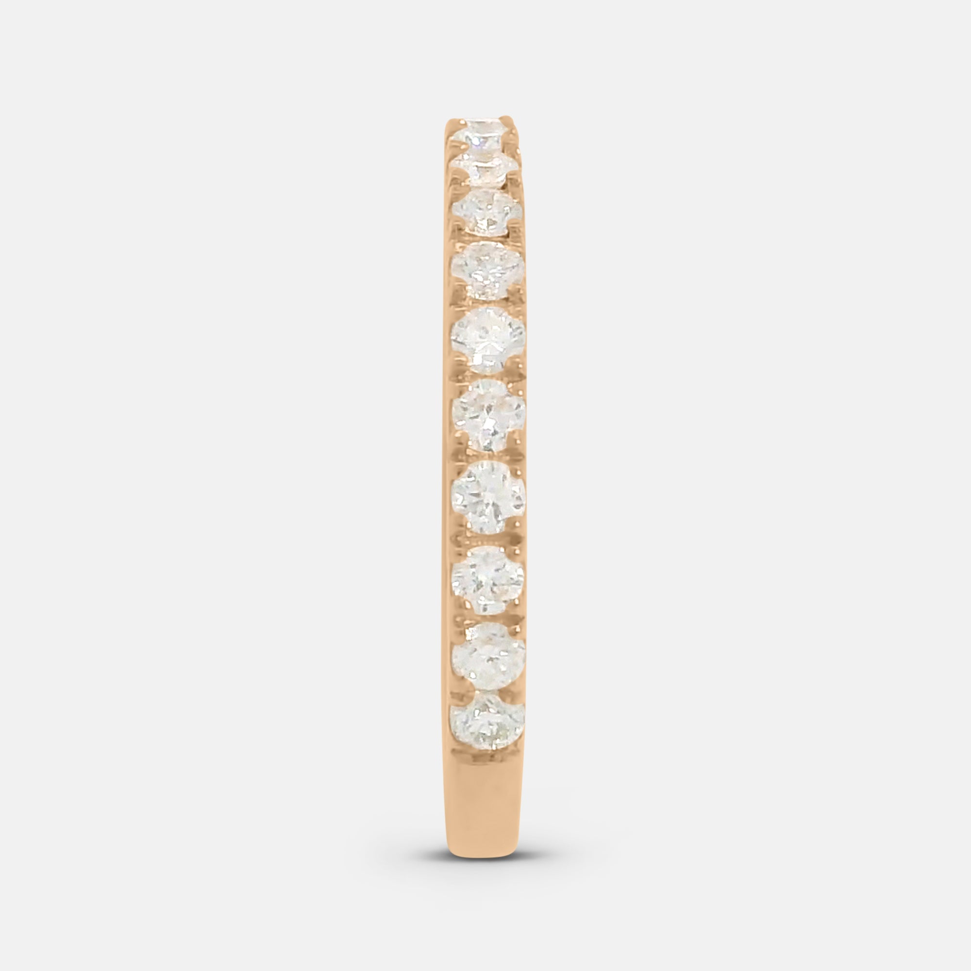 Half Pave Diamond Band (0.38tcw)