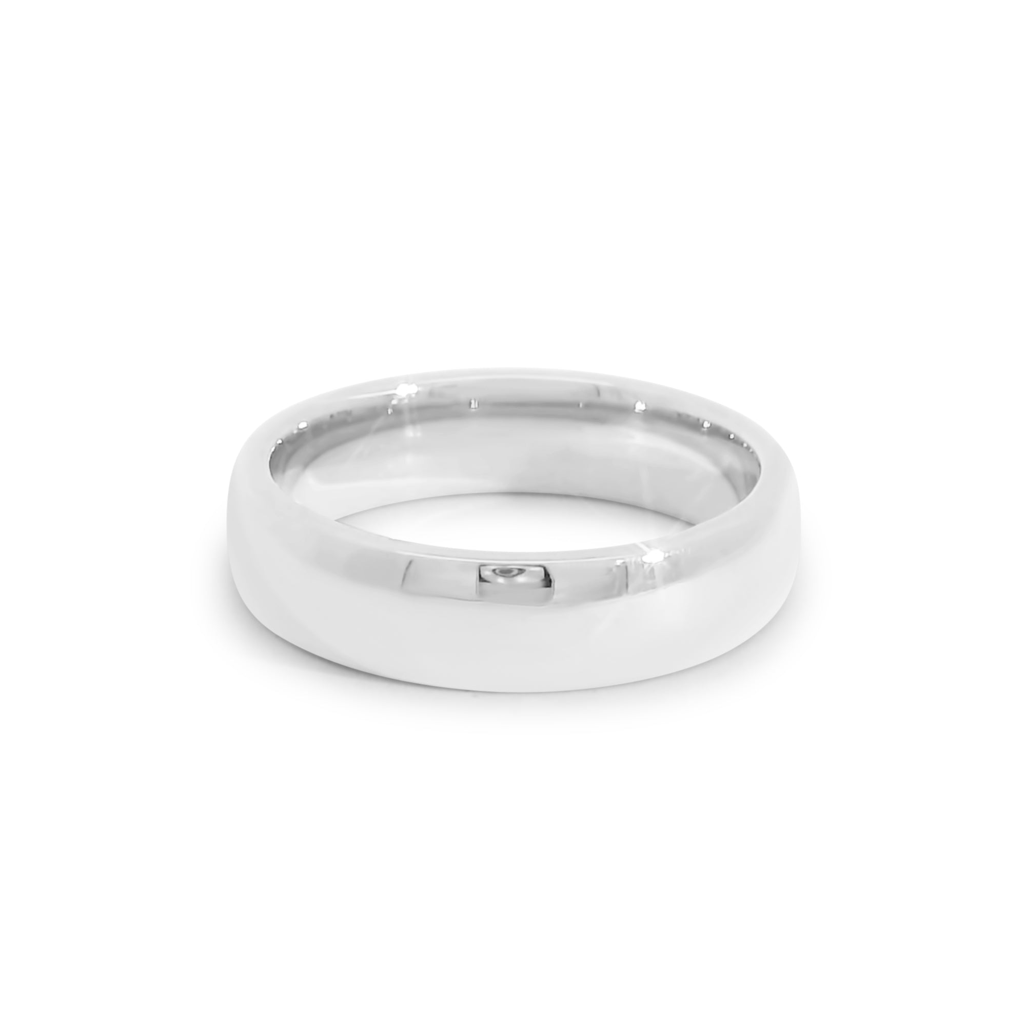 Polished Rounded Pinky Ring