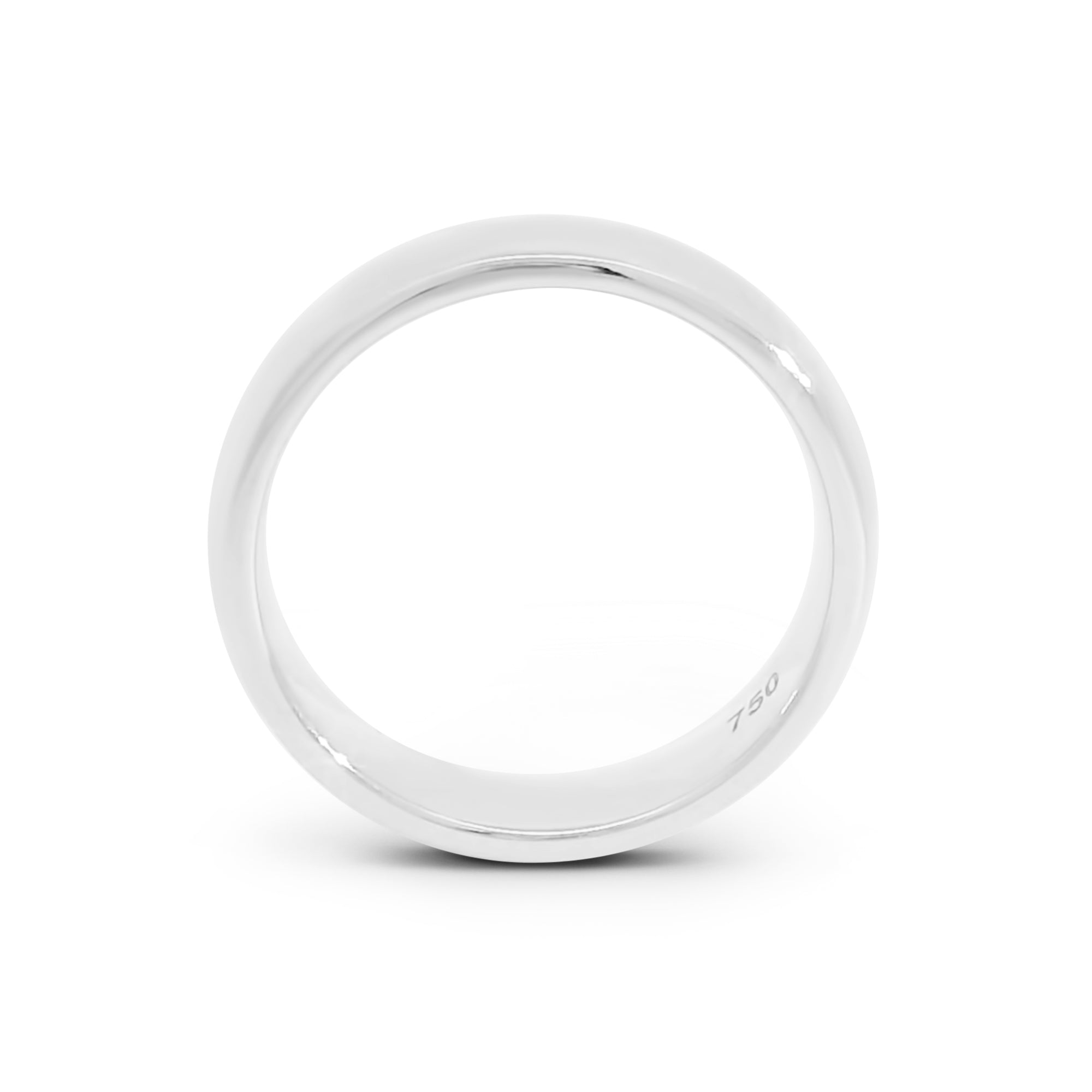 Polished Rounded Pinky Ring