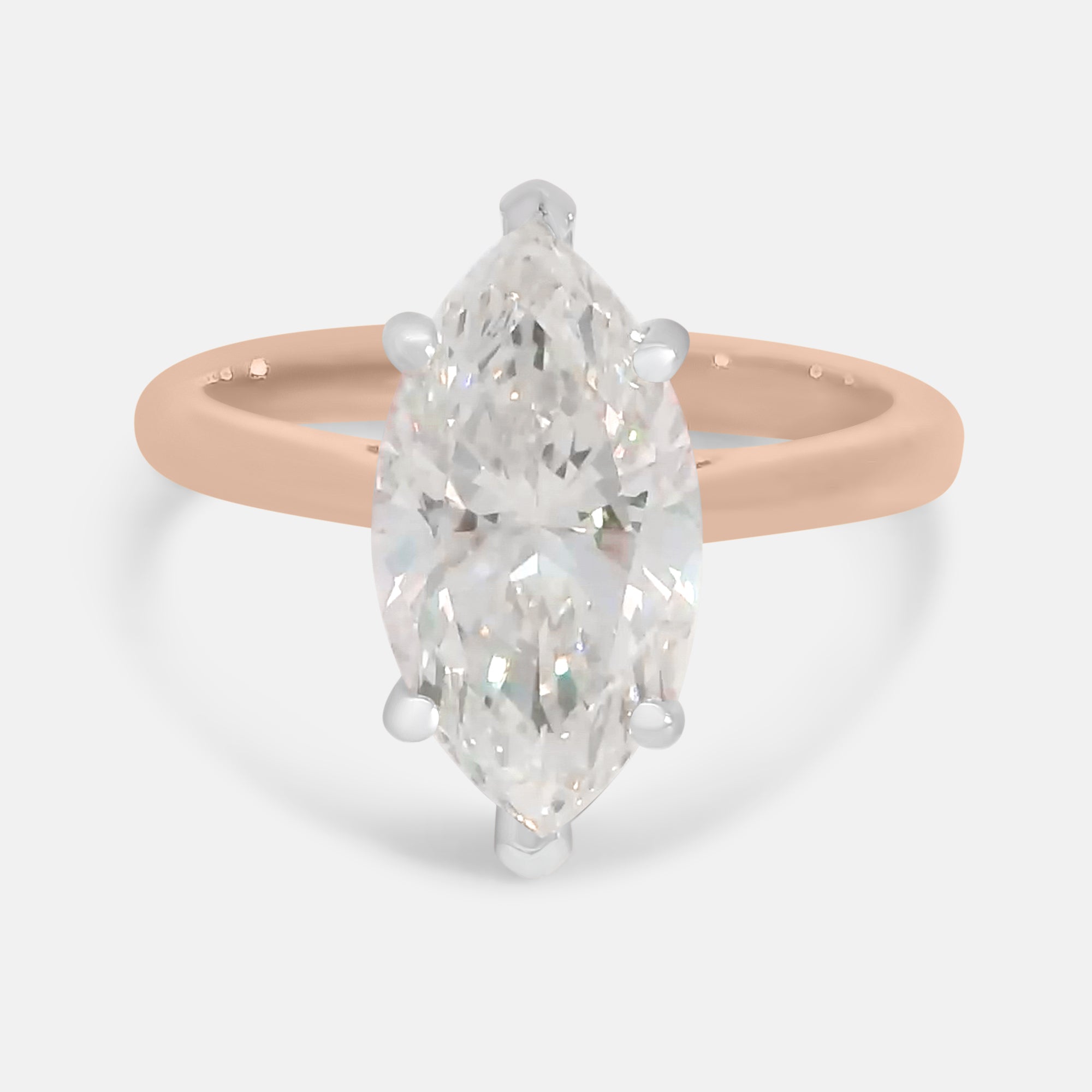 Zipporah Marquise Shape Engagement Ring