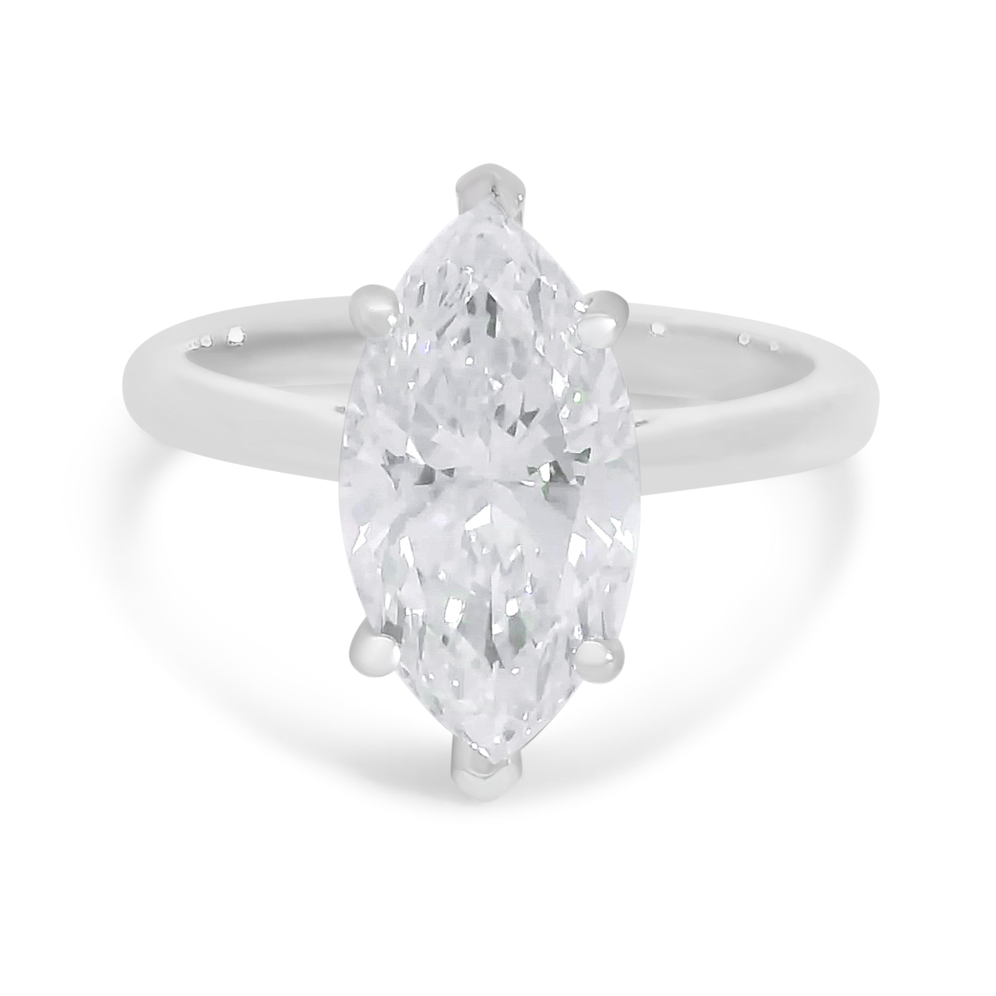 Zipporah Marquise Shape Engagement Ring