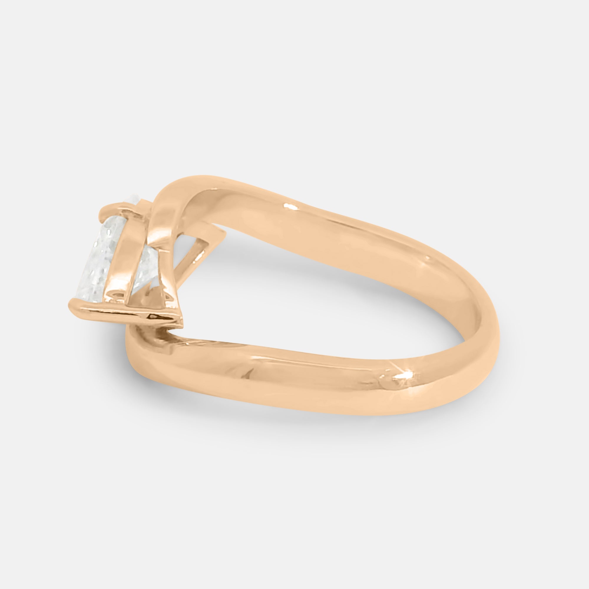 Peace Marquise Engagement Ring