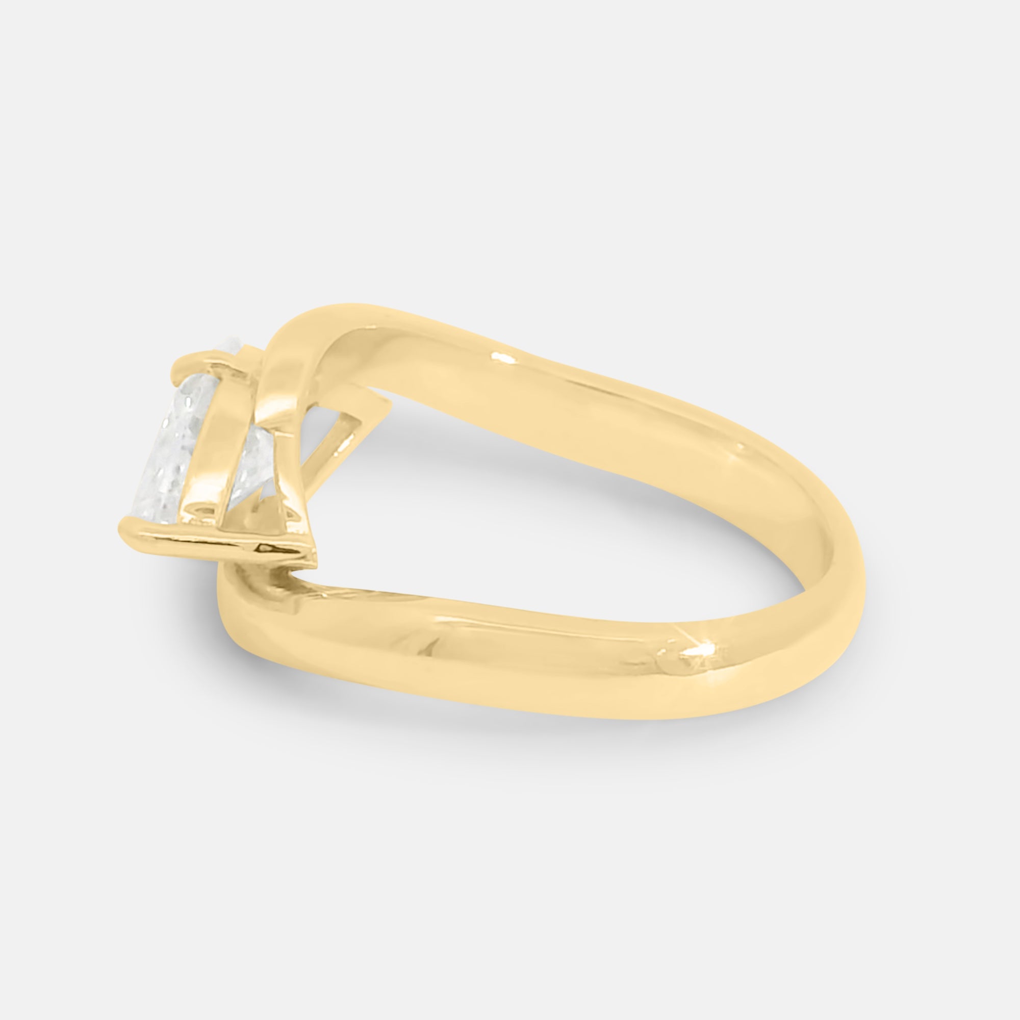 Peace Marquise Engagement Ring