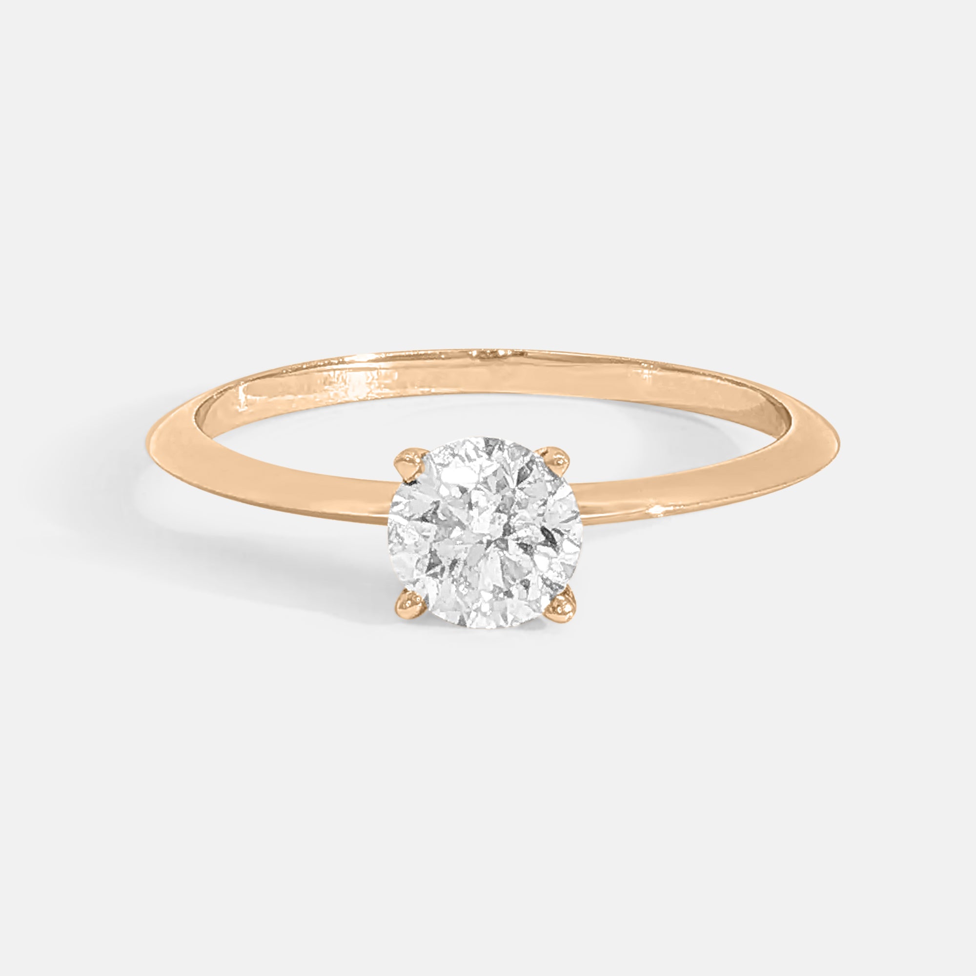 Julie Round Brilliant Cut Engagement Ring