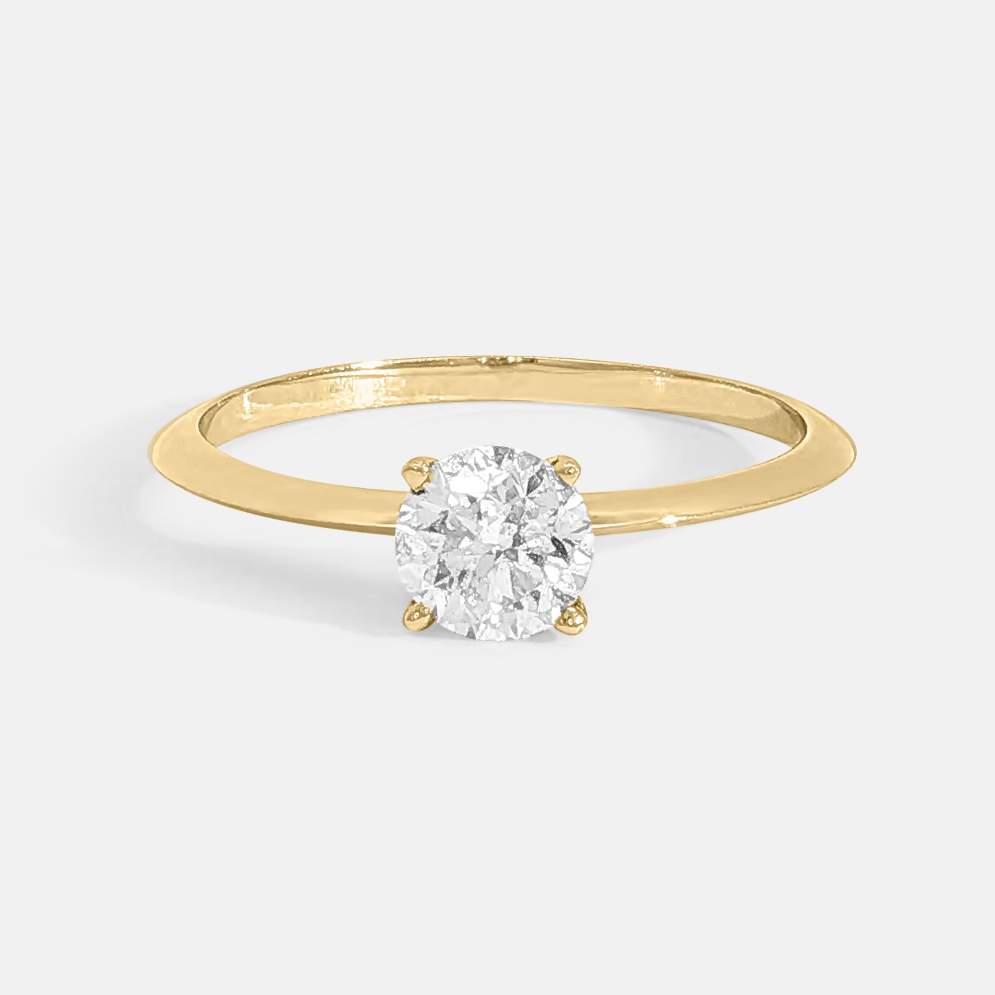 Julie Round Brilliant Cut Engagement Ring