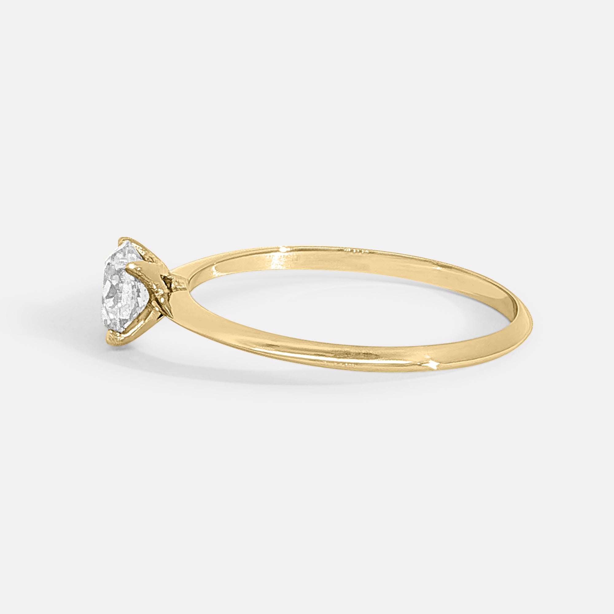 Julie Round Brilliant Cut Engagement Ring