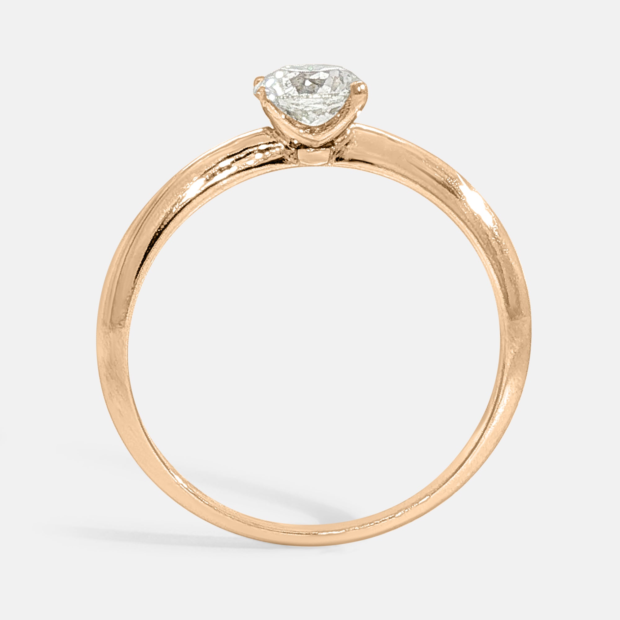 Julie Round Brilliant Cut Engagement Ring