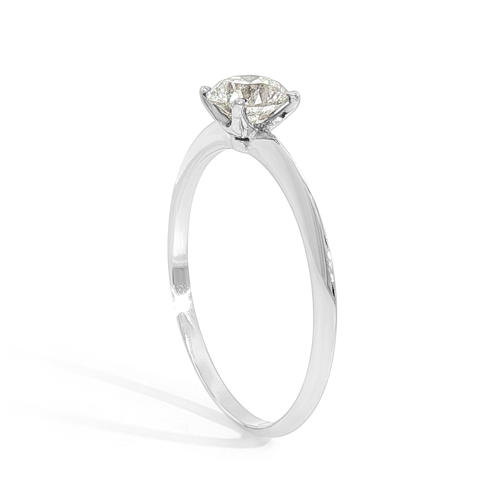 Julie Round Brilliant Cut Engagement Ring