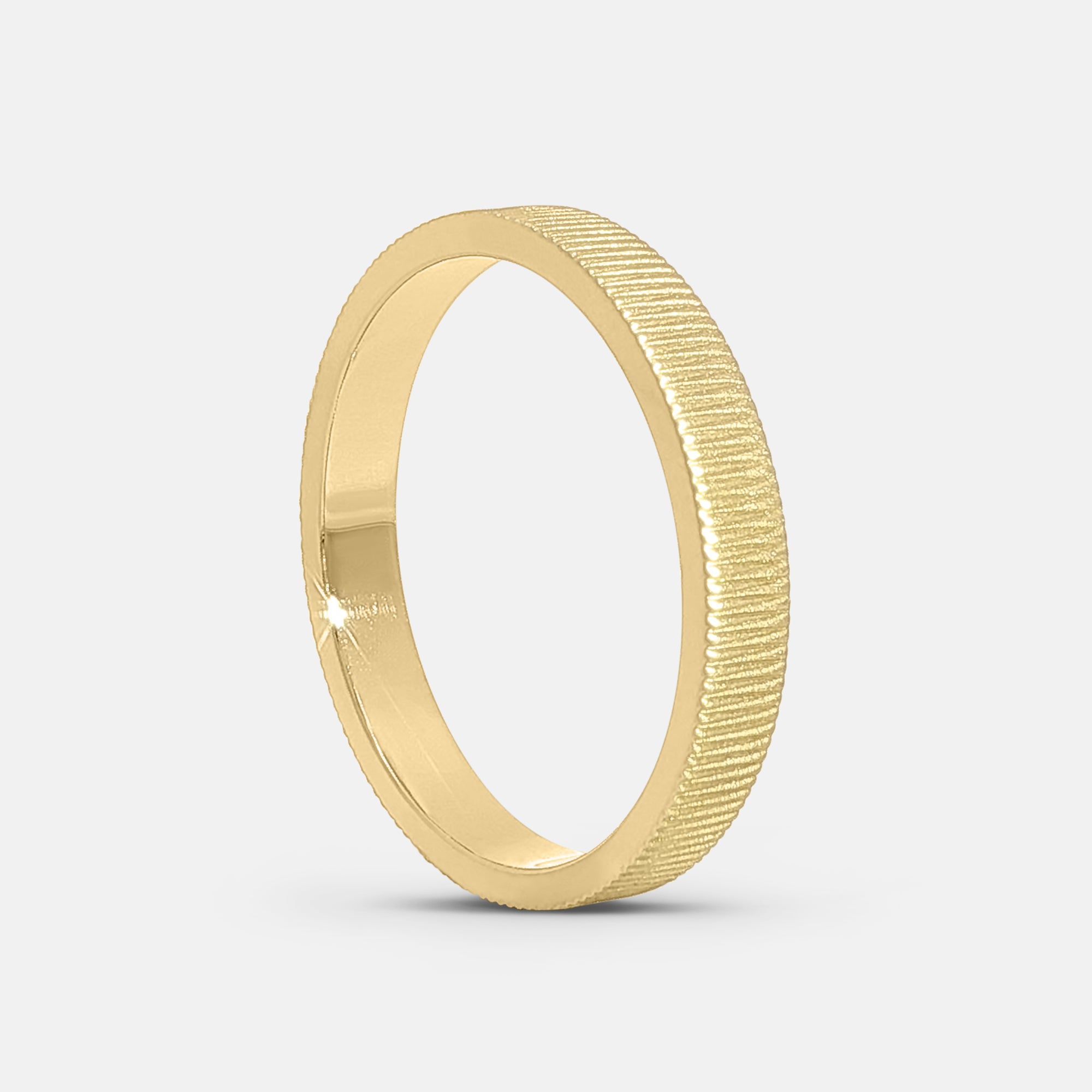 Ribbed Cigar Band 3mm