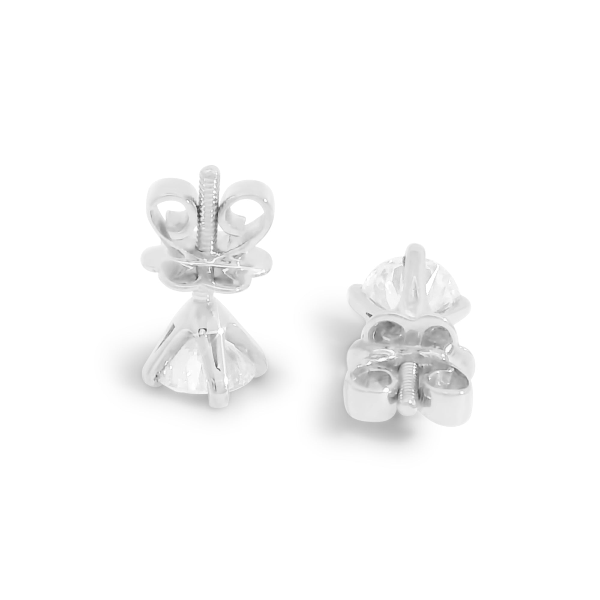 Screw Back Stud Earrings (1tcw)