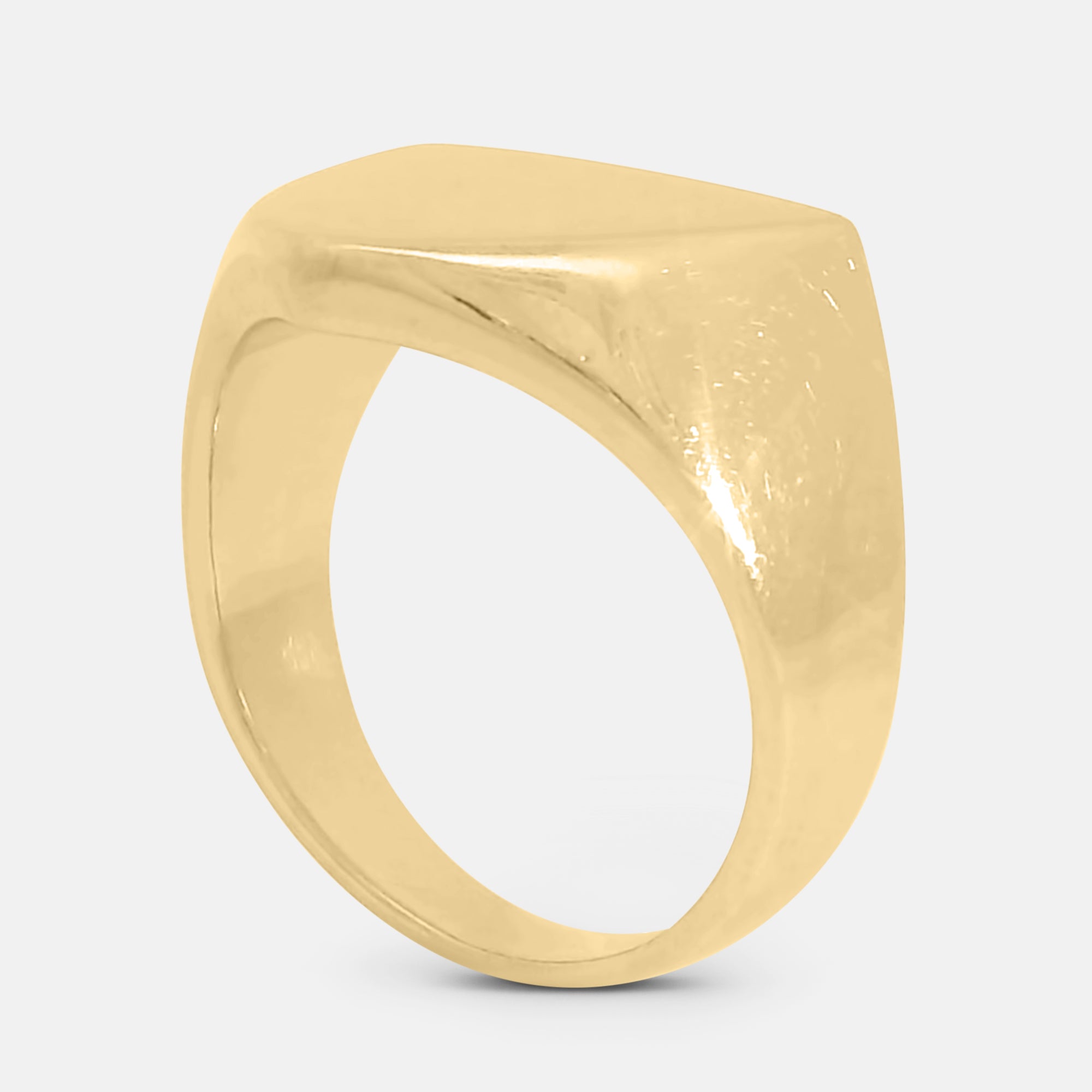 Tri Solid Signet Ring