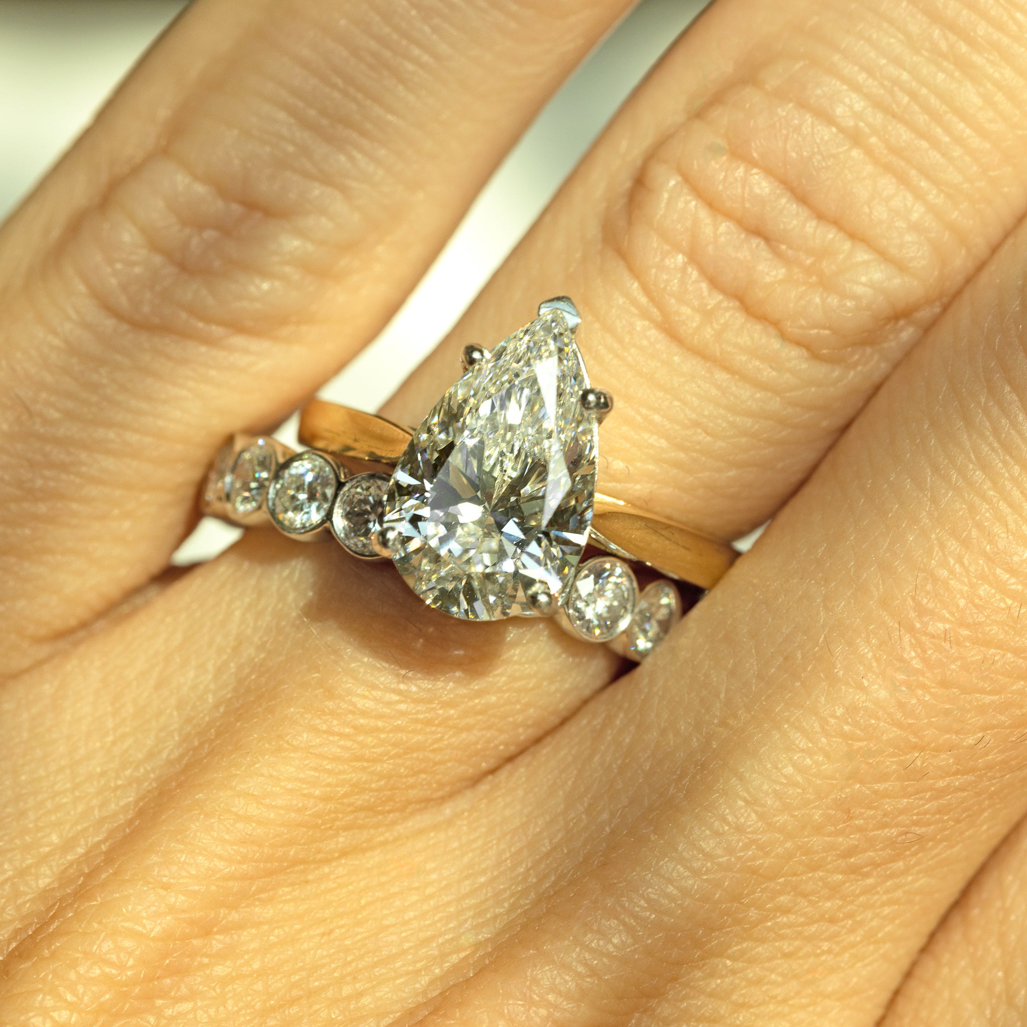 Joanna Pear Cut Engagement Ring